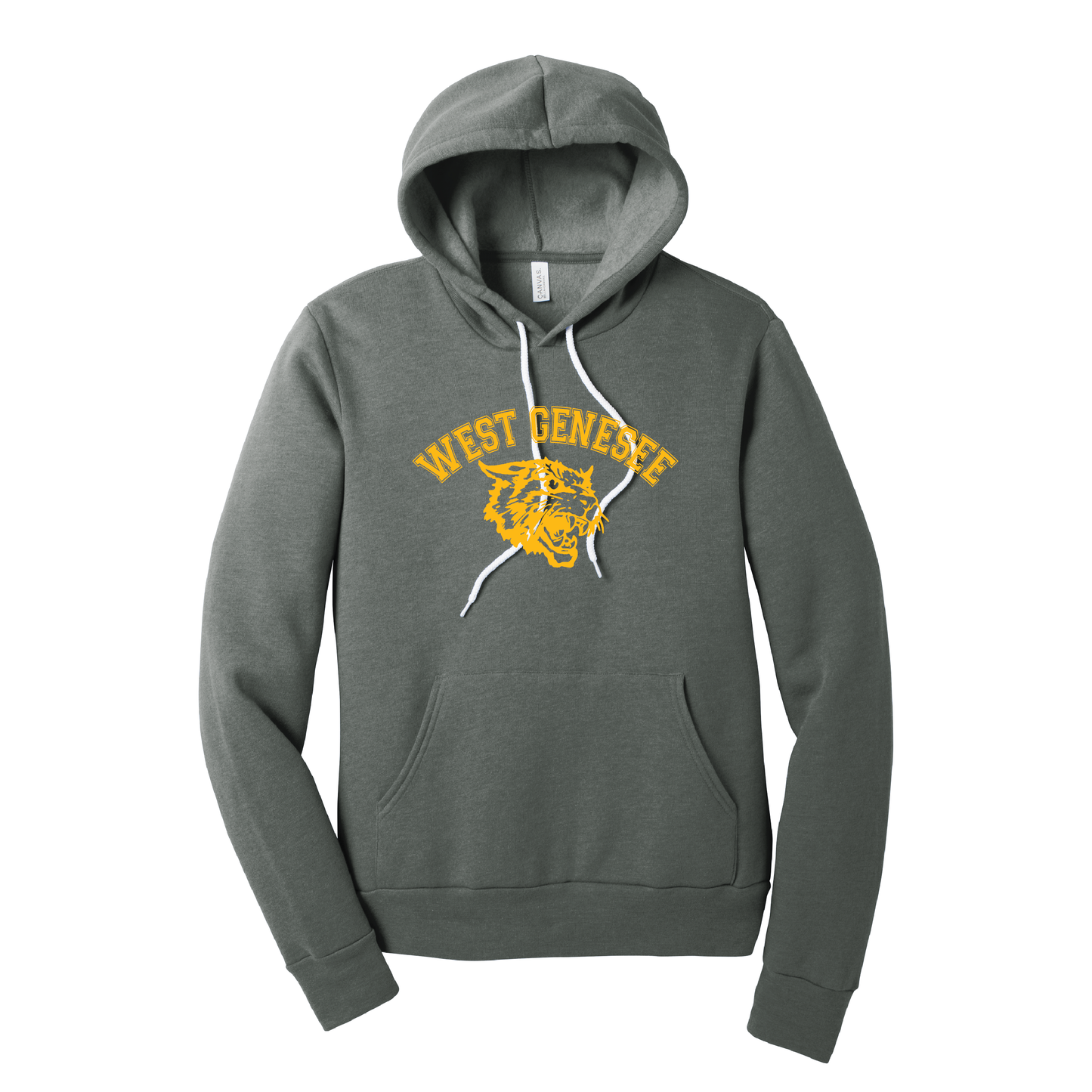 West Genesee Wildcats Arch Logo Mascot Hoodie