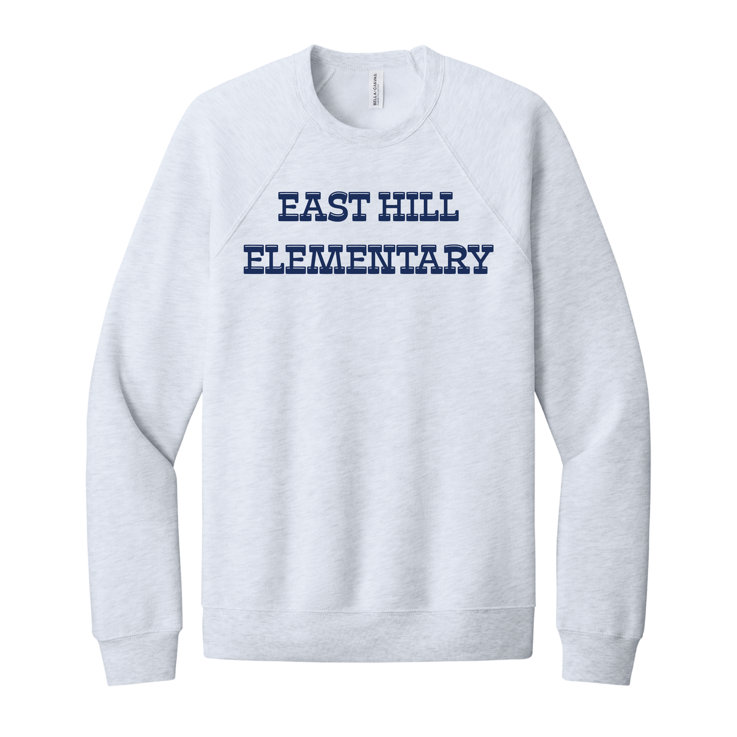 East Hill Elementary Block Letter Crewneck Sweatshirt