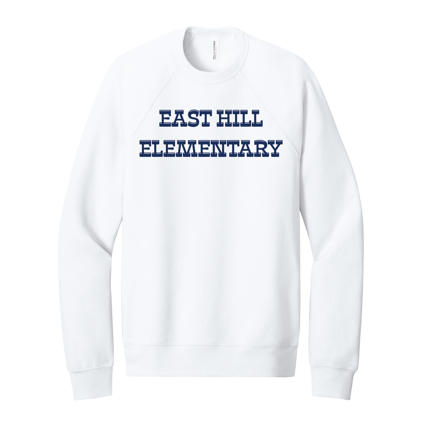 East Hill Elementary Block Letter Crewneck Sweatshirt