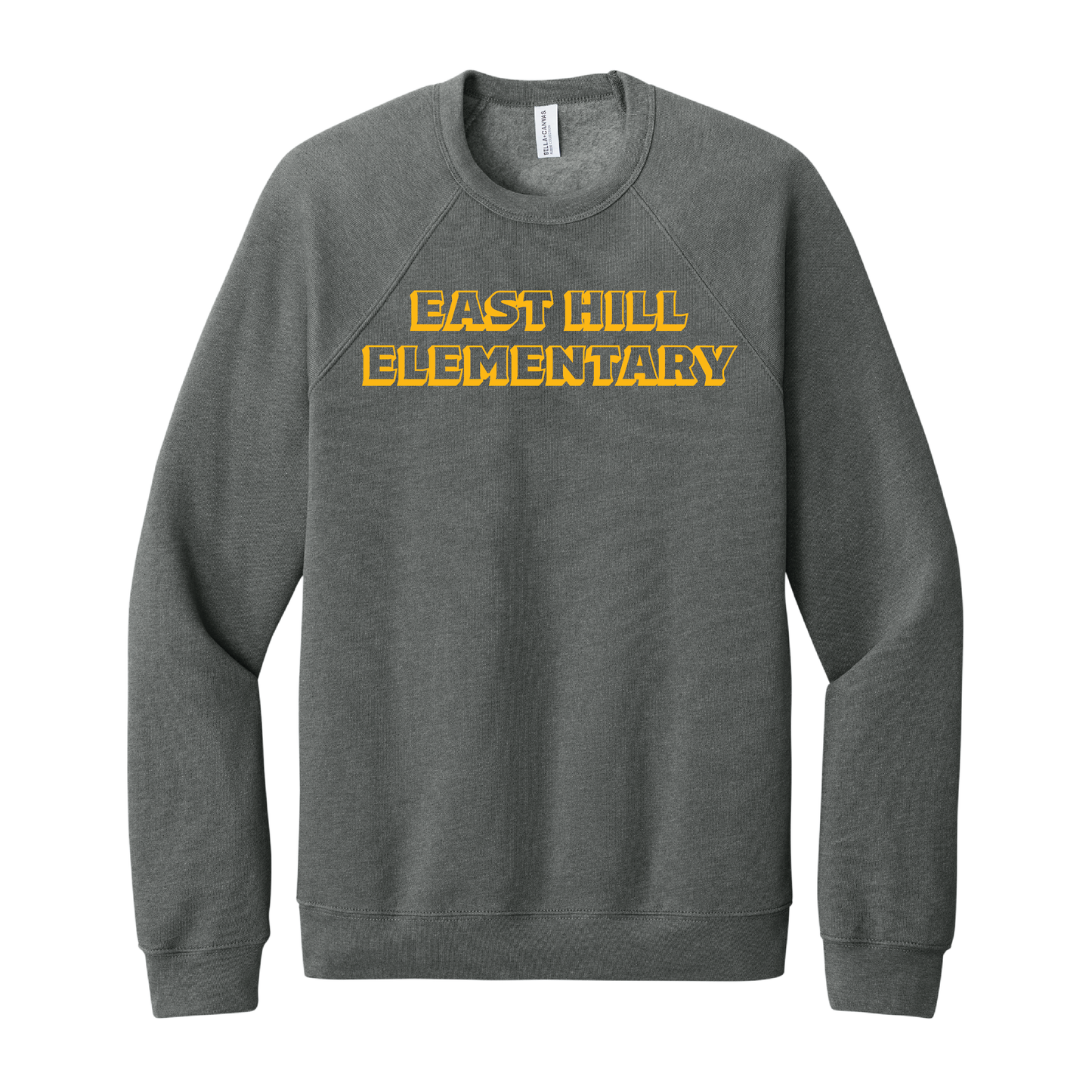 East Hill Elementary Bold Outline Crewneck Sweatshirt