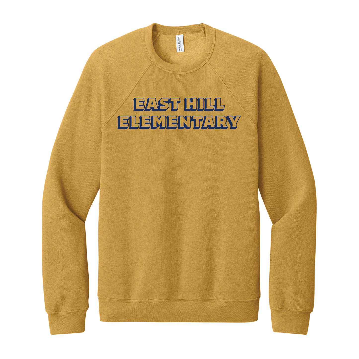 East Hill Elementary Bold Outline Crewneck Sweatshirt