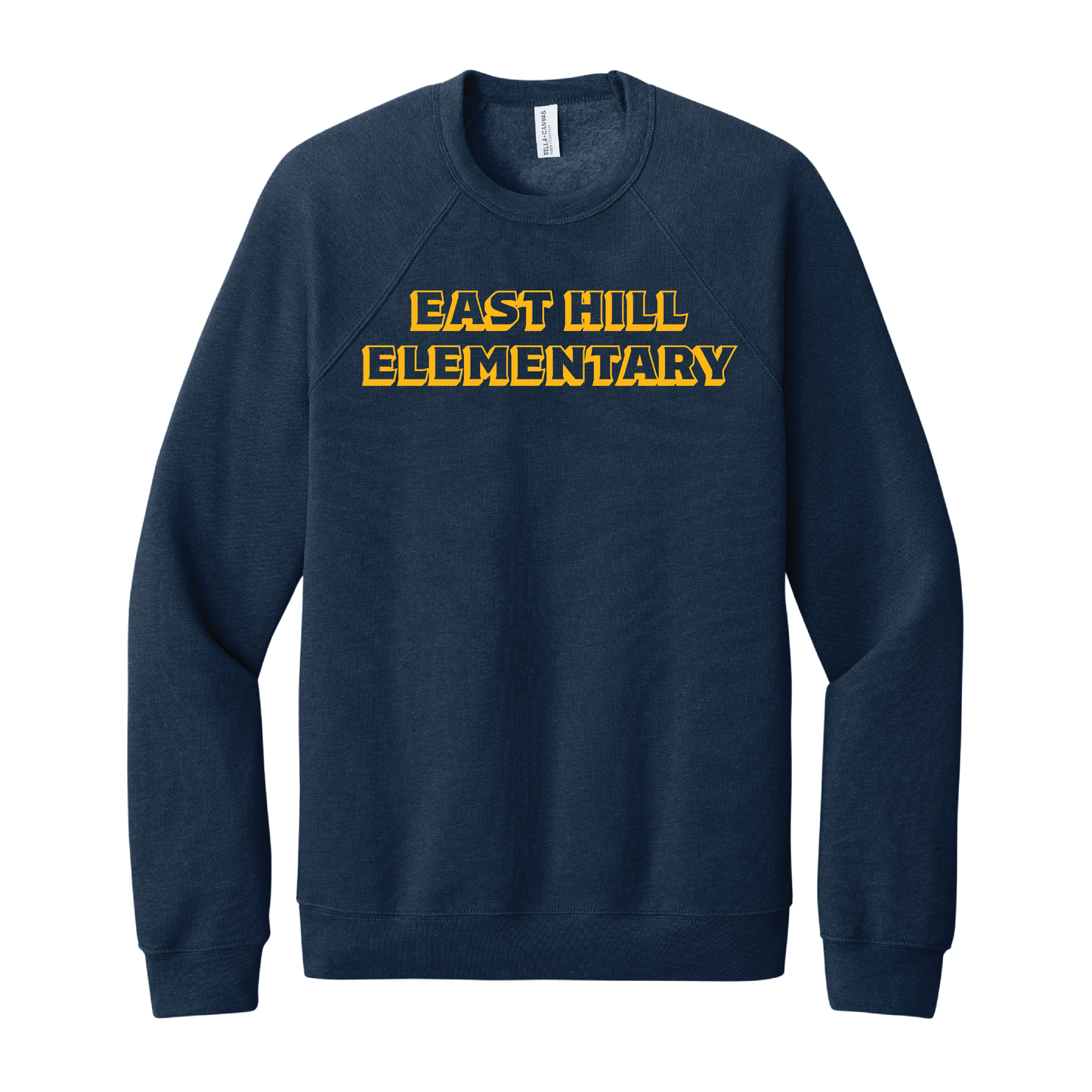 East Hill Elementary Bold Outline Crewneck Sweatshirt