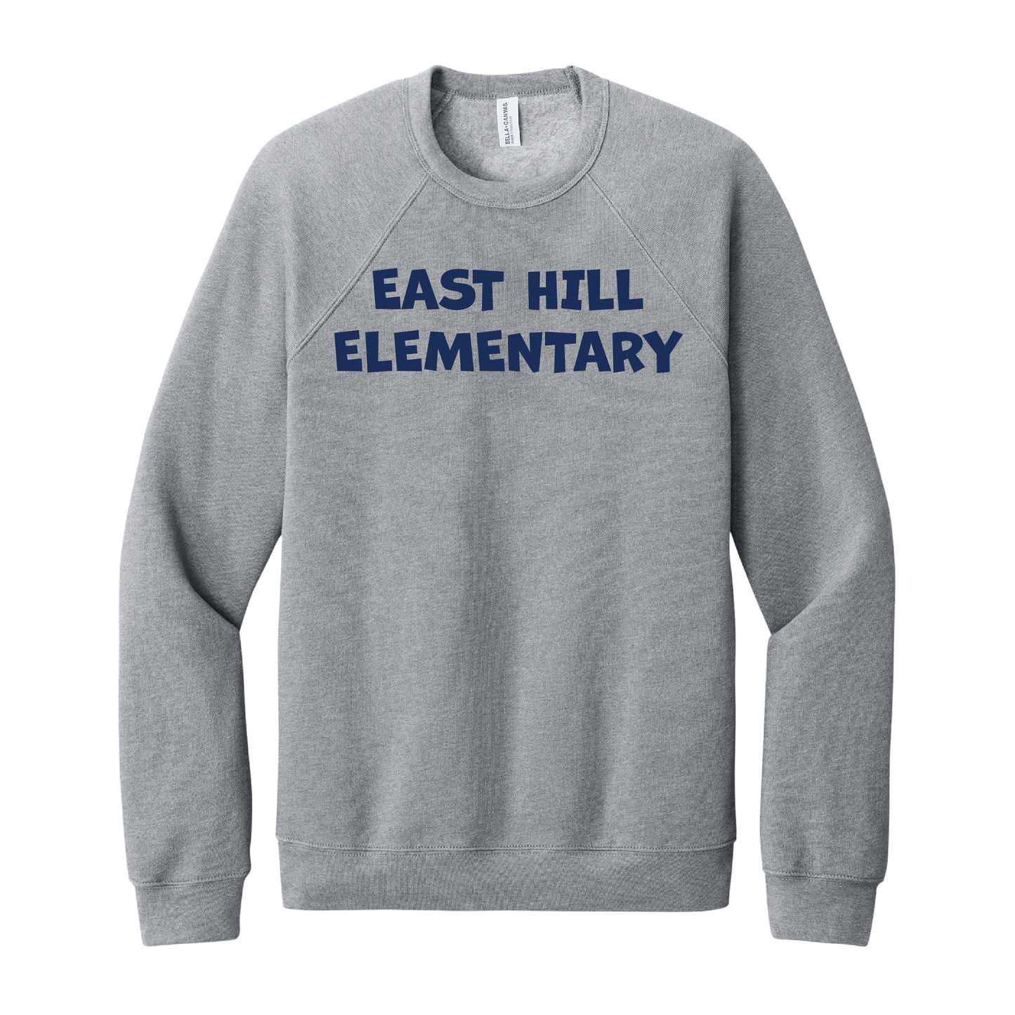 East Hill Elementary Playful Block Crewneck Sweatshirt