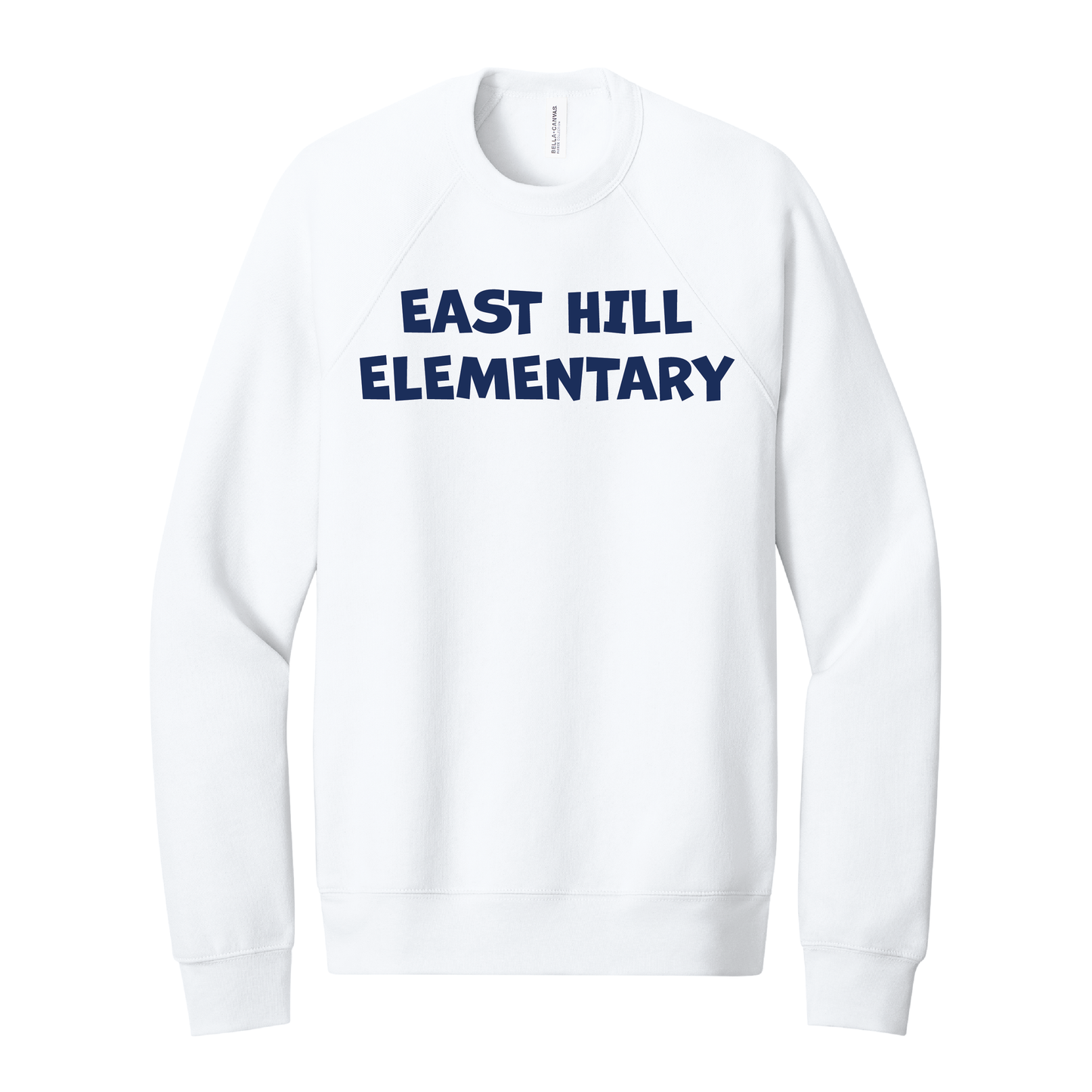 East Hill Elementary Playful Block Crewneck Sweatshirt