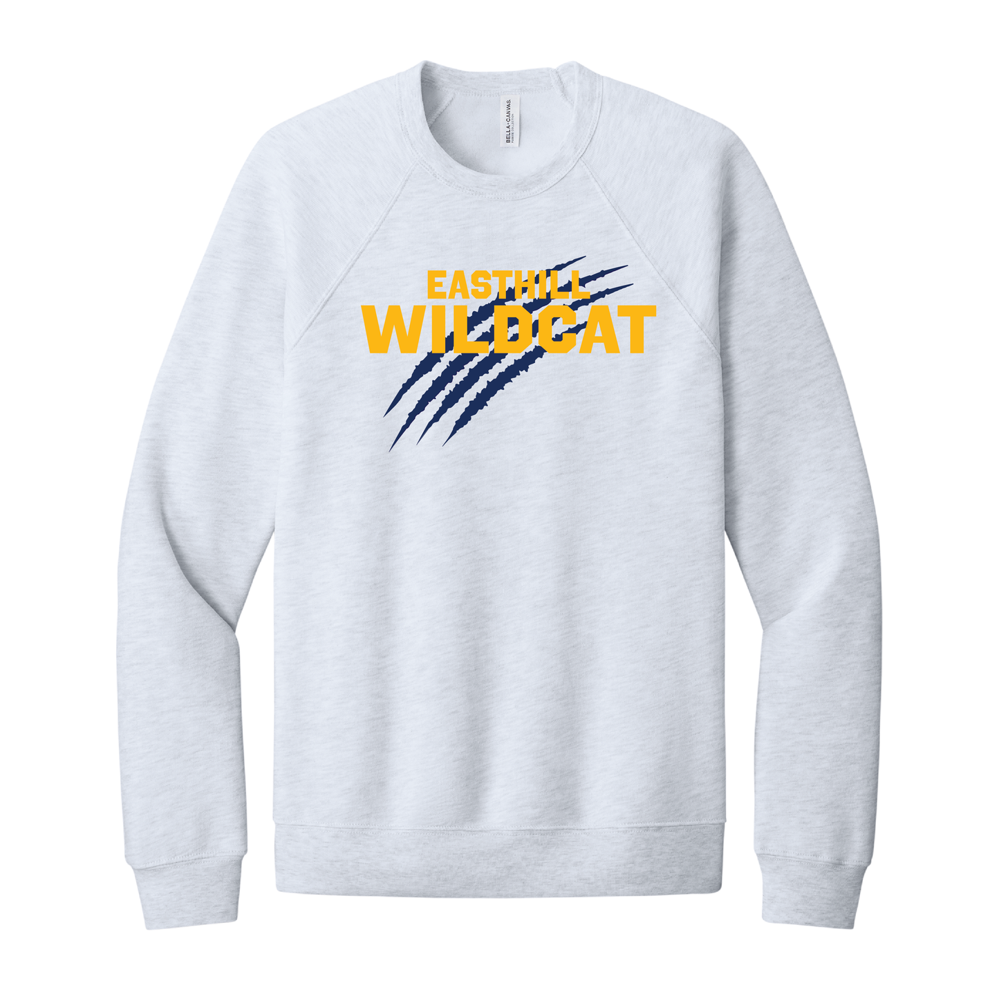 East Hill Wildcats Claw Mark Spirit Crewneck Sweatshirt