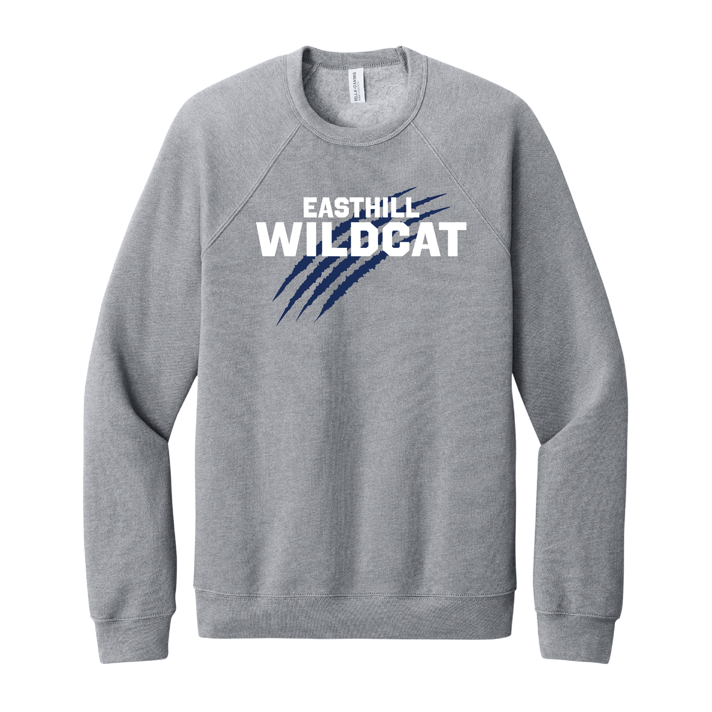 East Hill Wildcats Claw Mark Spirit Crewneck Sweatshirt