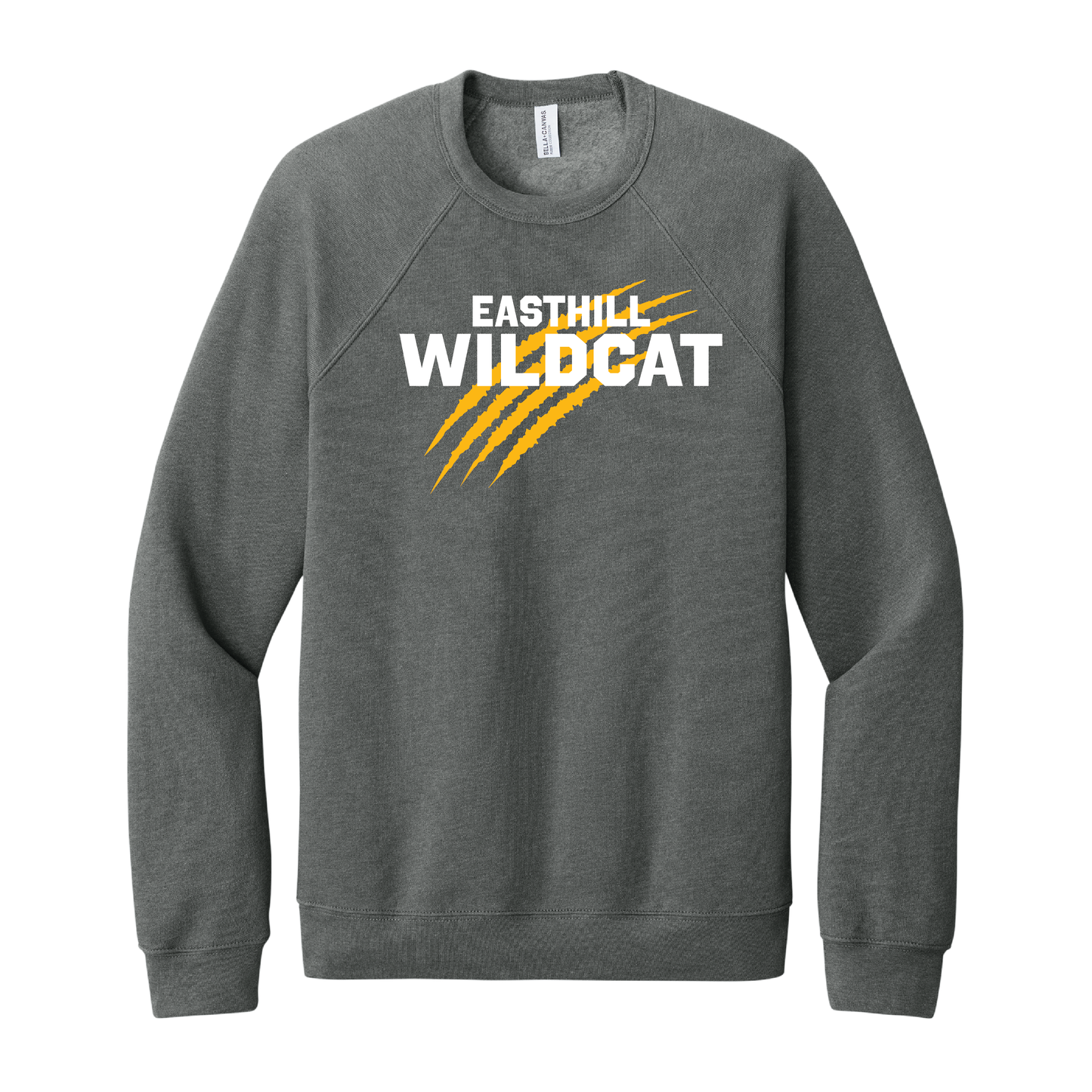 East Hill Wildcats Claw Mark Spirit Crewneck Sweatshirt