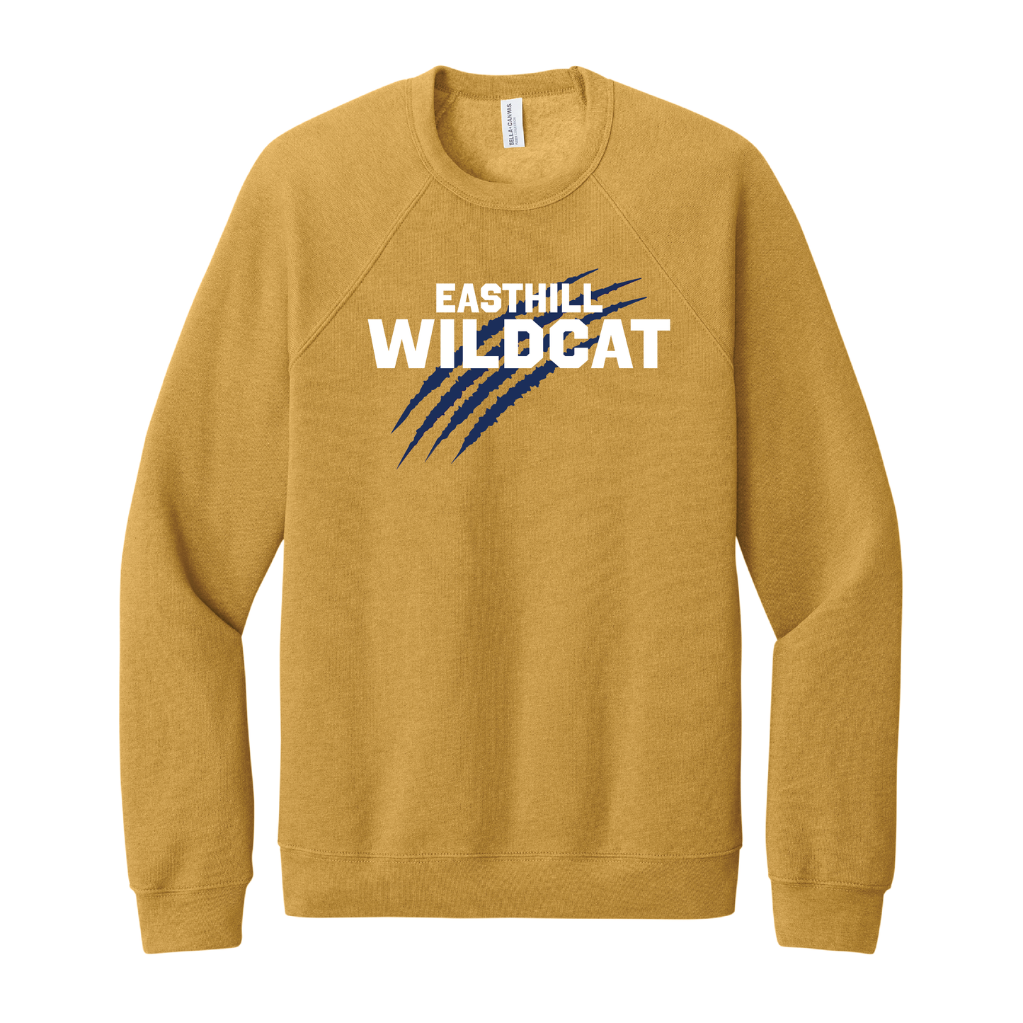 East Hill Wildcats Claw Mark Spirit Crewneck Sweatshirt