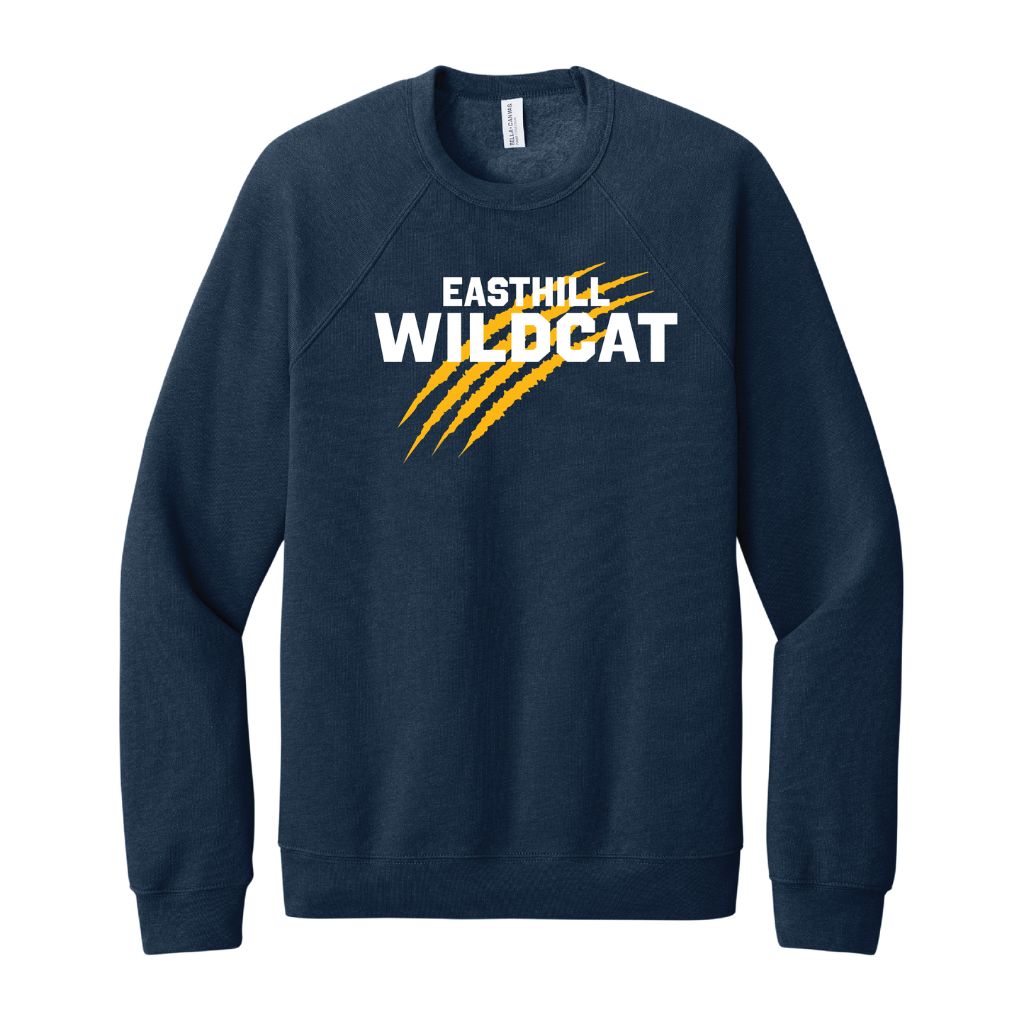 East Hill Wildcats Claw Mark Spirit Crewneck Sweatshirt