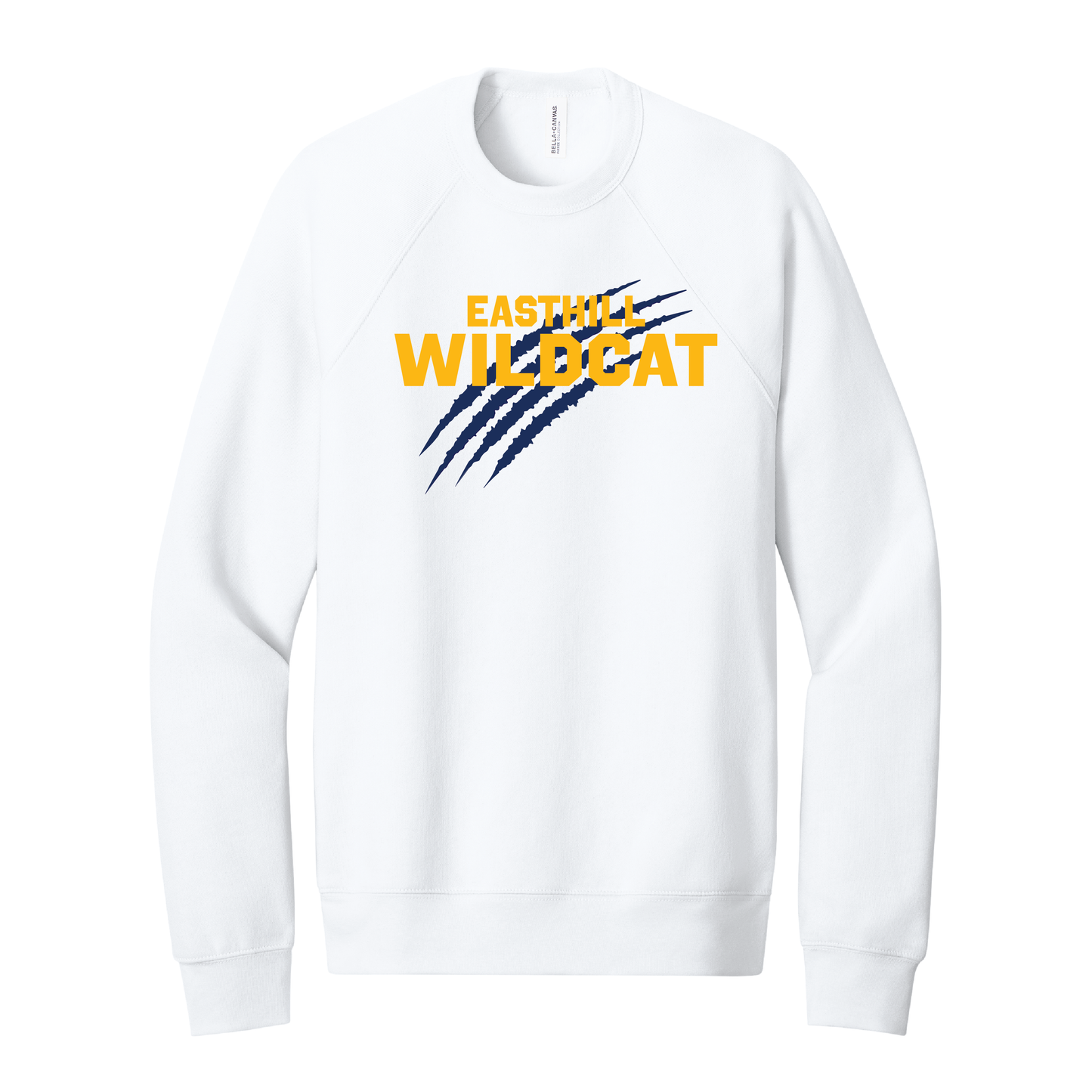 East Hill Wildcats Claw Mark Spirit Crewneck Sweatshirt