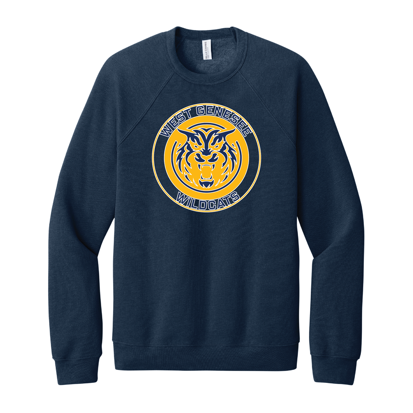 West Genesee Wildcats Mascot Crewneck Sweatshirt