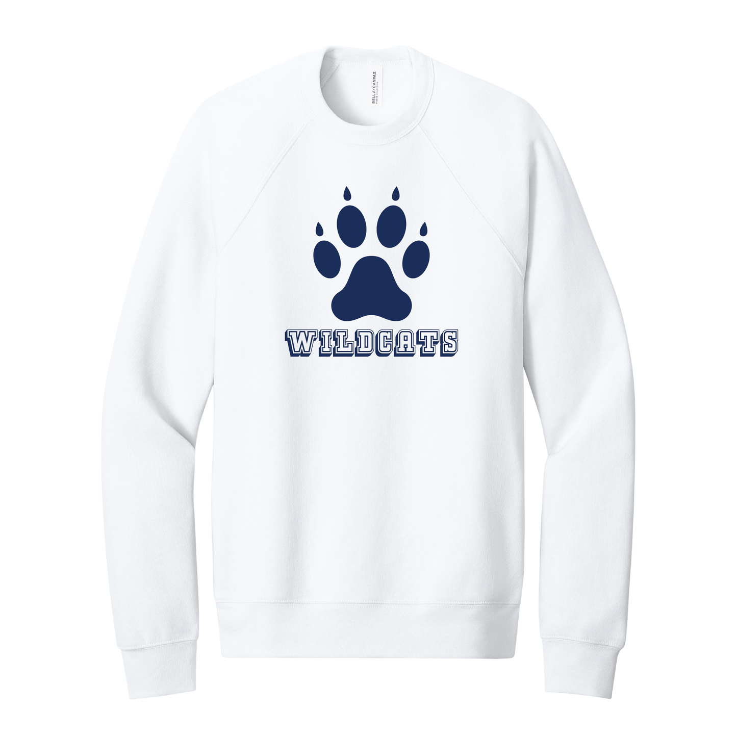 West Genesee Wildcats Paw Print Crewneck Sweatshirt