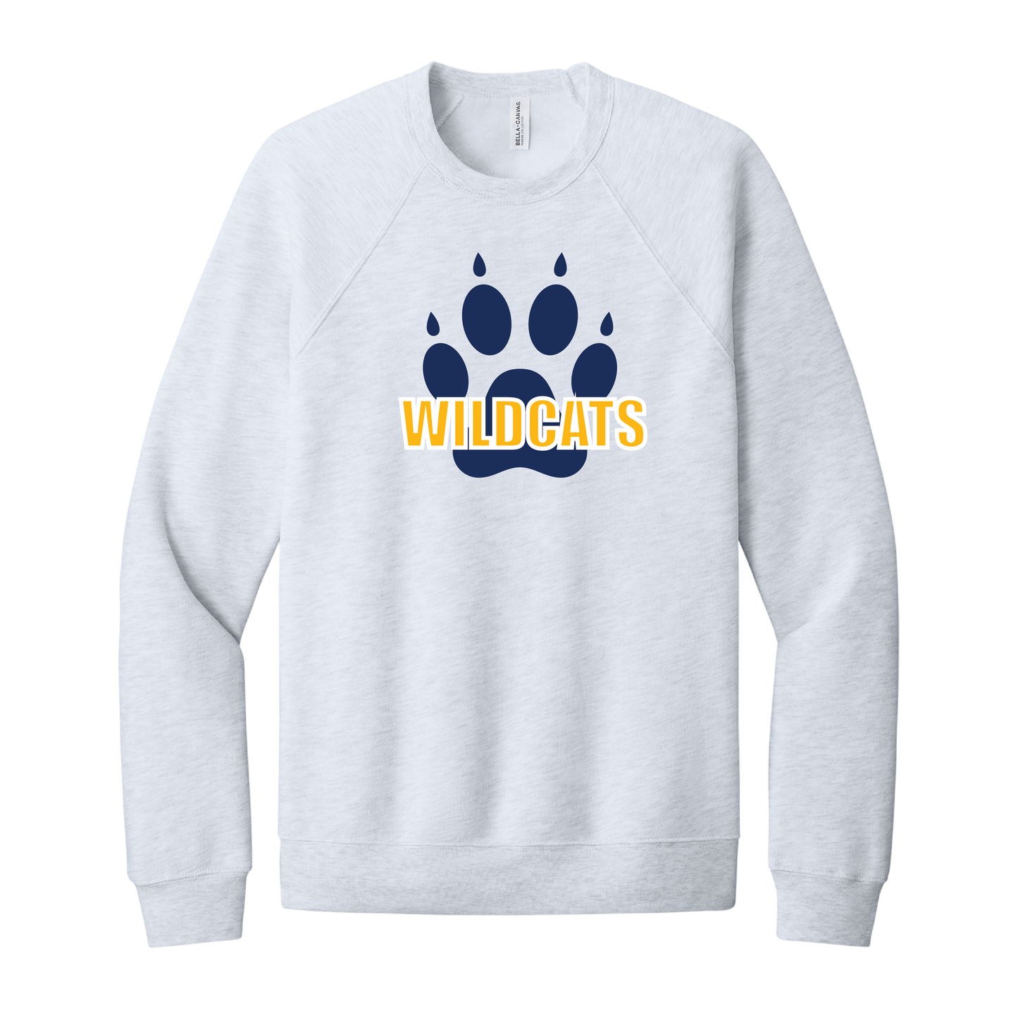 West Genesee Wildcats Large Paw Crewneck Sweatshirt