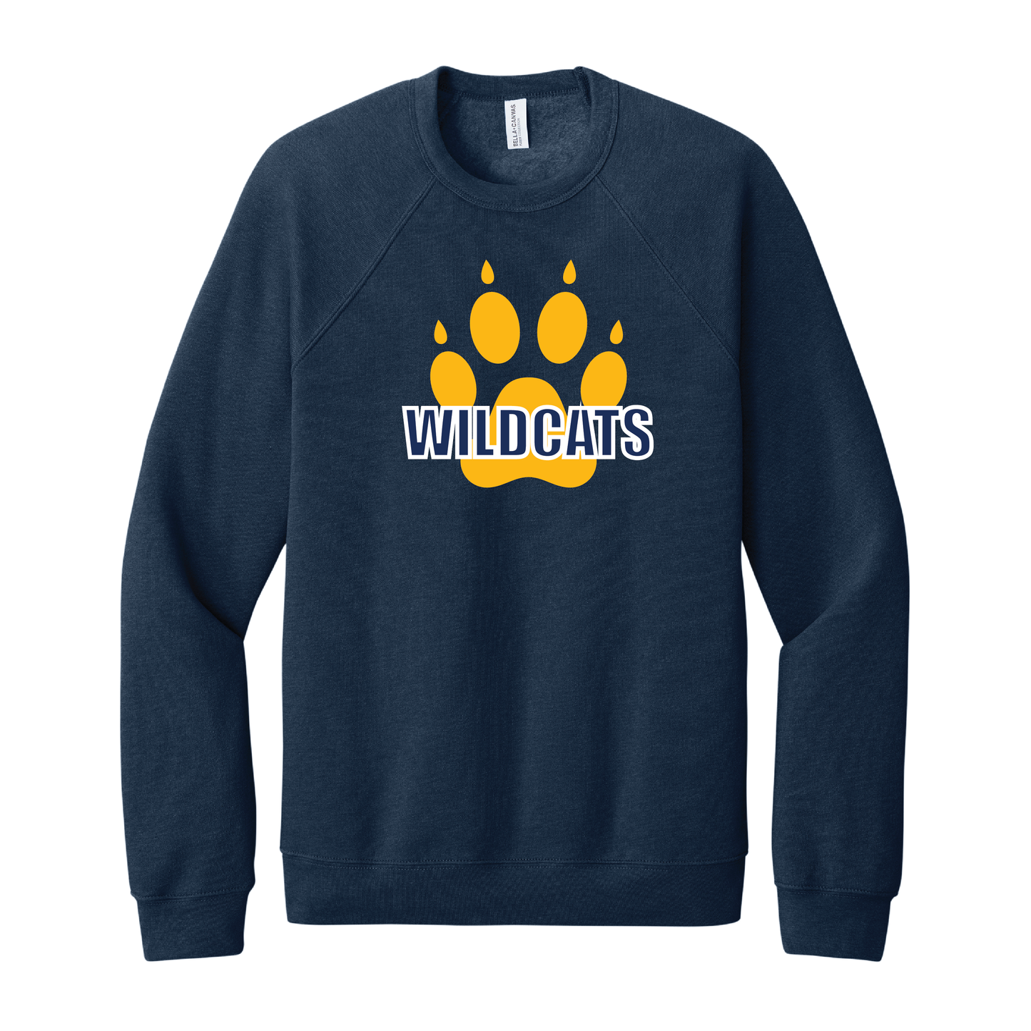 West Genesee Wildcats Large Paw Crewneck Sweatshirt