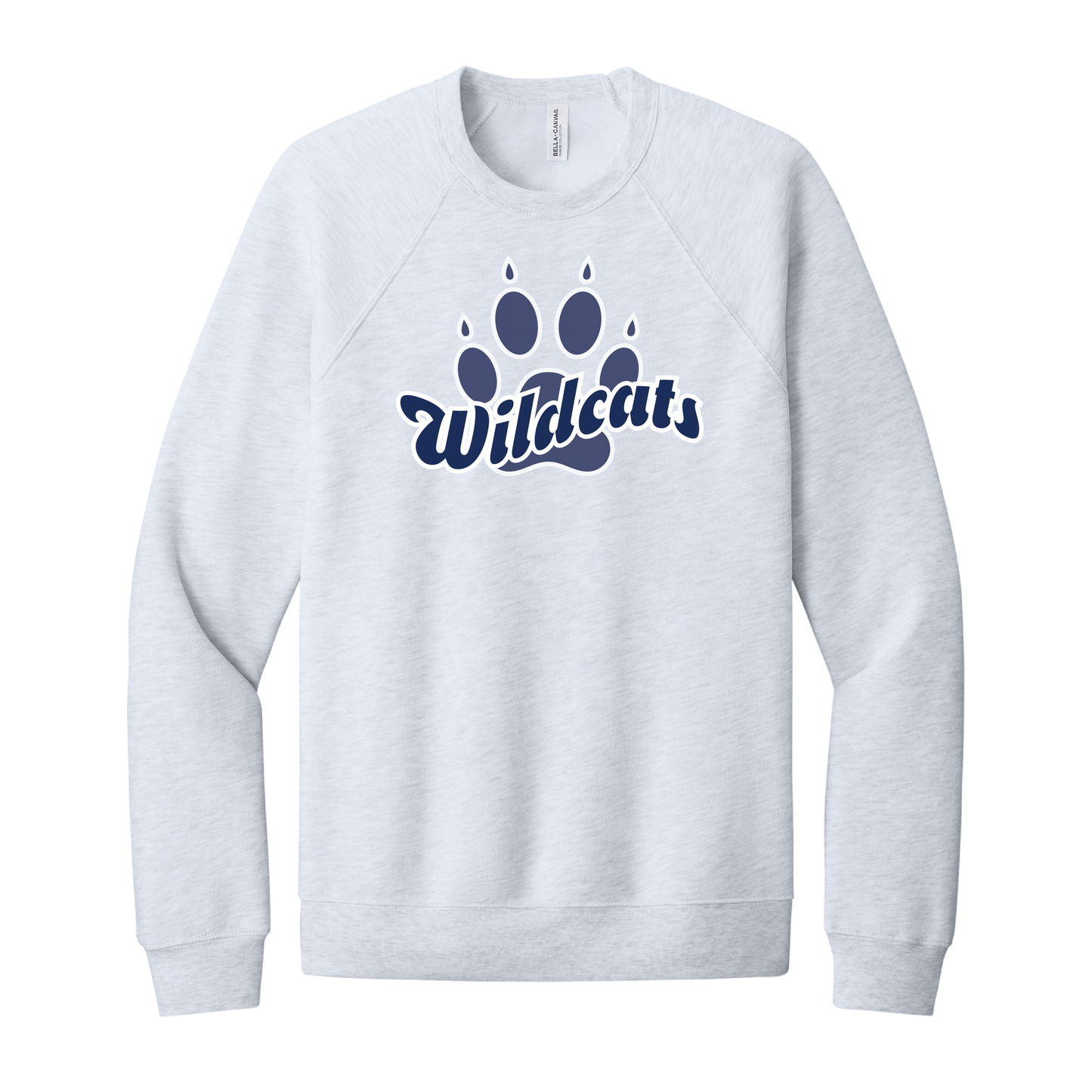 West Genesee Wildcats Script Paw Crewneck Sweatshirt