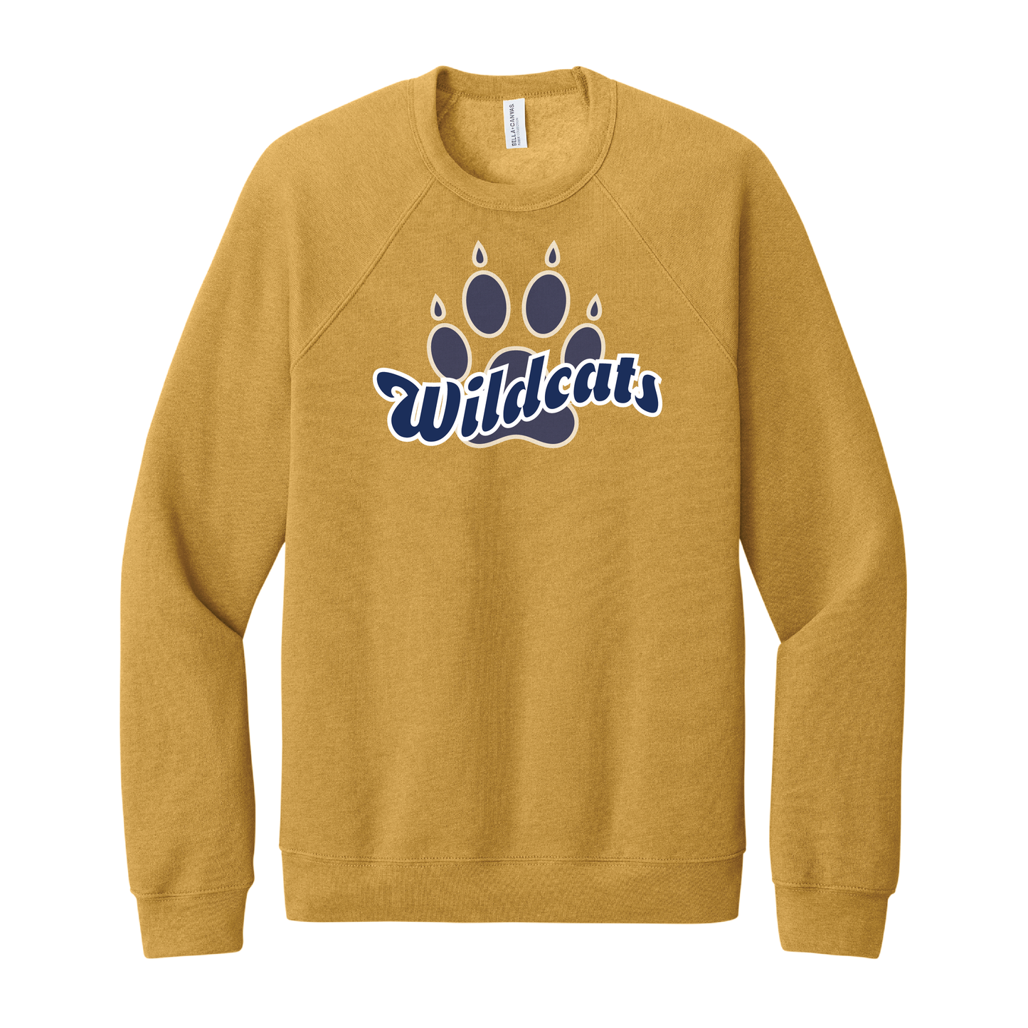 West Genesee Wildcats Script Paw Crewneck Sweatshirt
