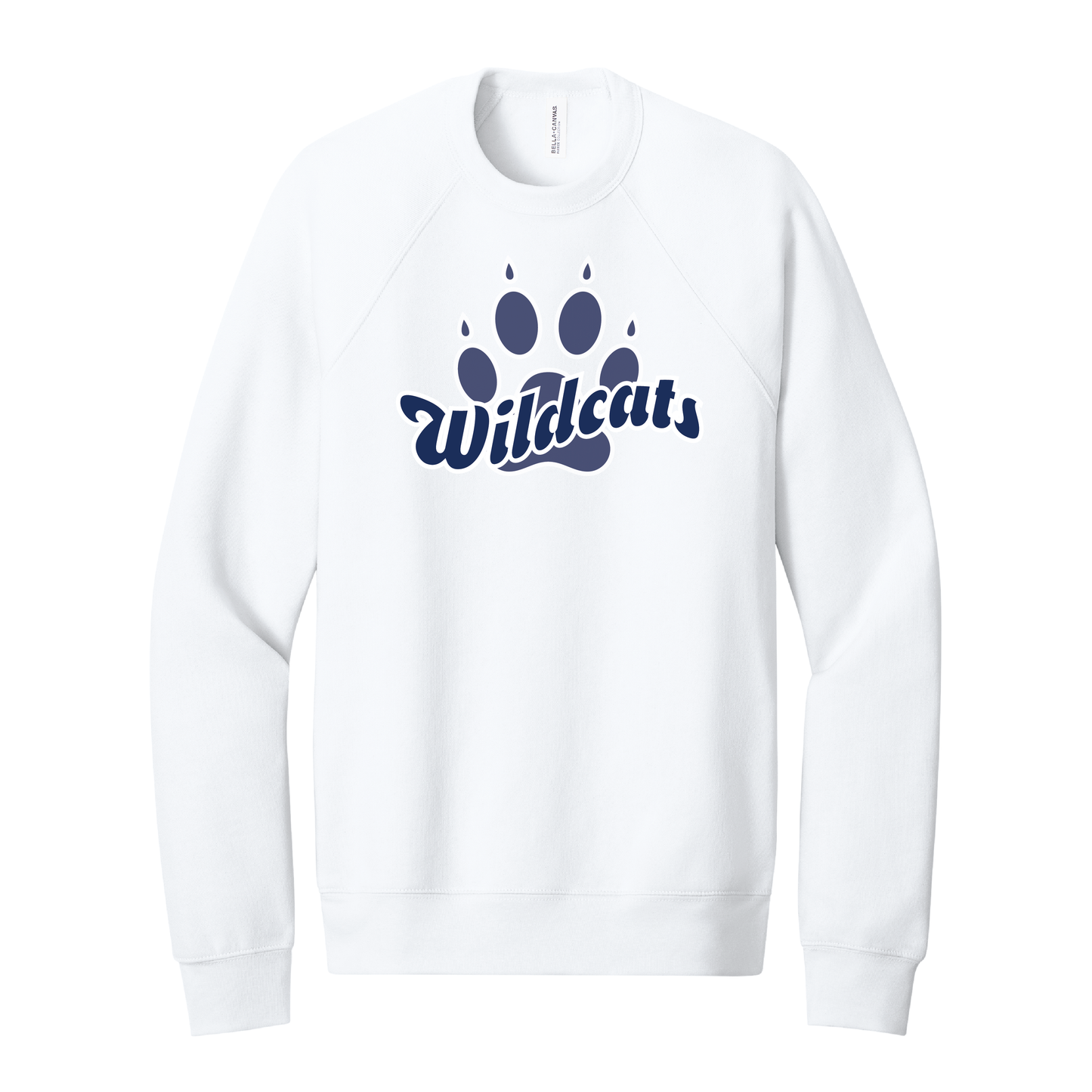 West Genesee Wildcats Script Paw Crewneck Sweatshirt