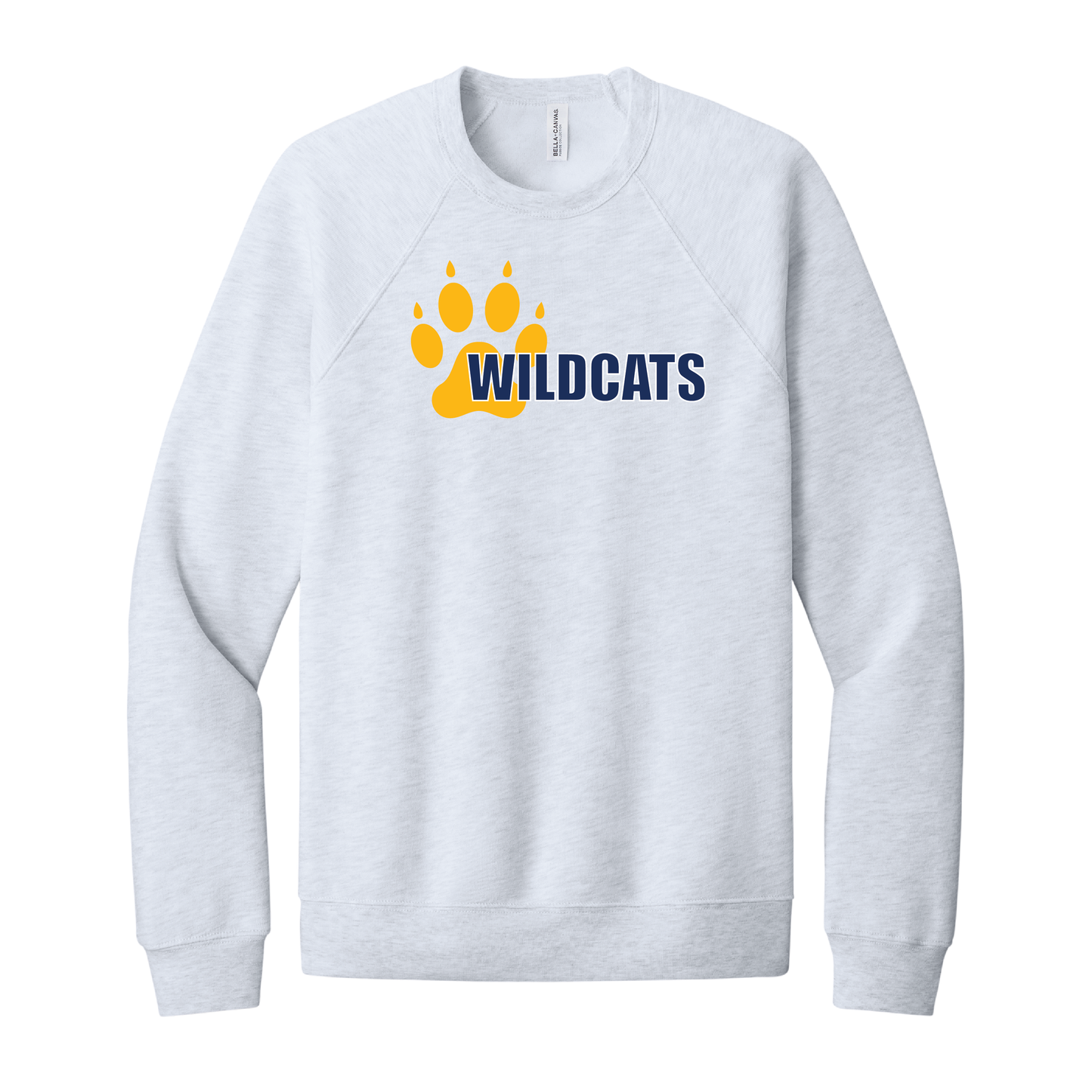 West Genesee Wildcats Offset Paw Crewneck Sweatshirt