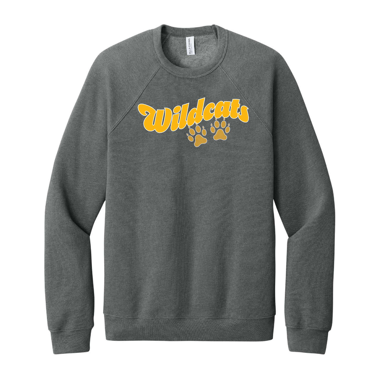 West Genesee Wildcats Paw Prints Script Crewneck Sweatshirt