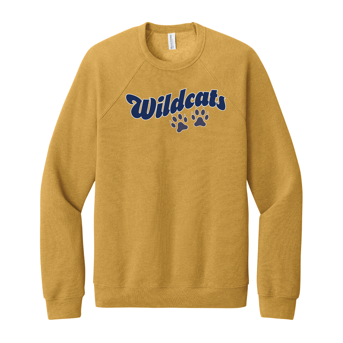 West Genesee Wildcats Paw Prints Script Crewneck Sweatshirt
