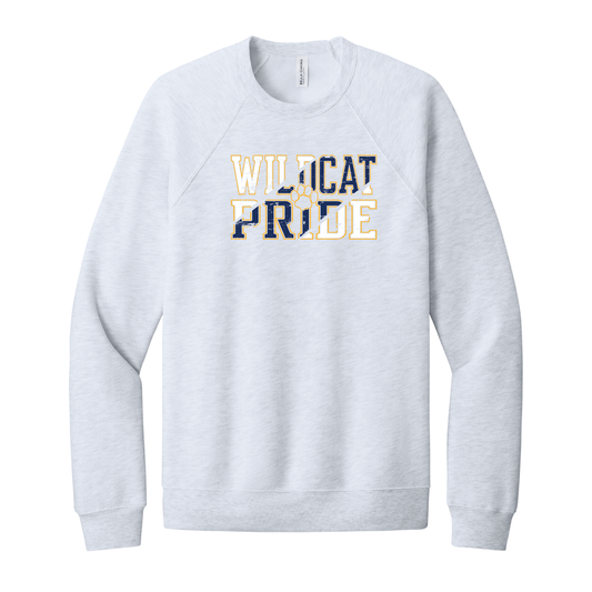 West Genesee Wildcats “Wildcat Pride” Distressed Crewneck Sweatshirt