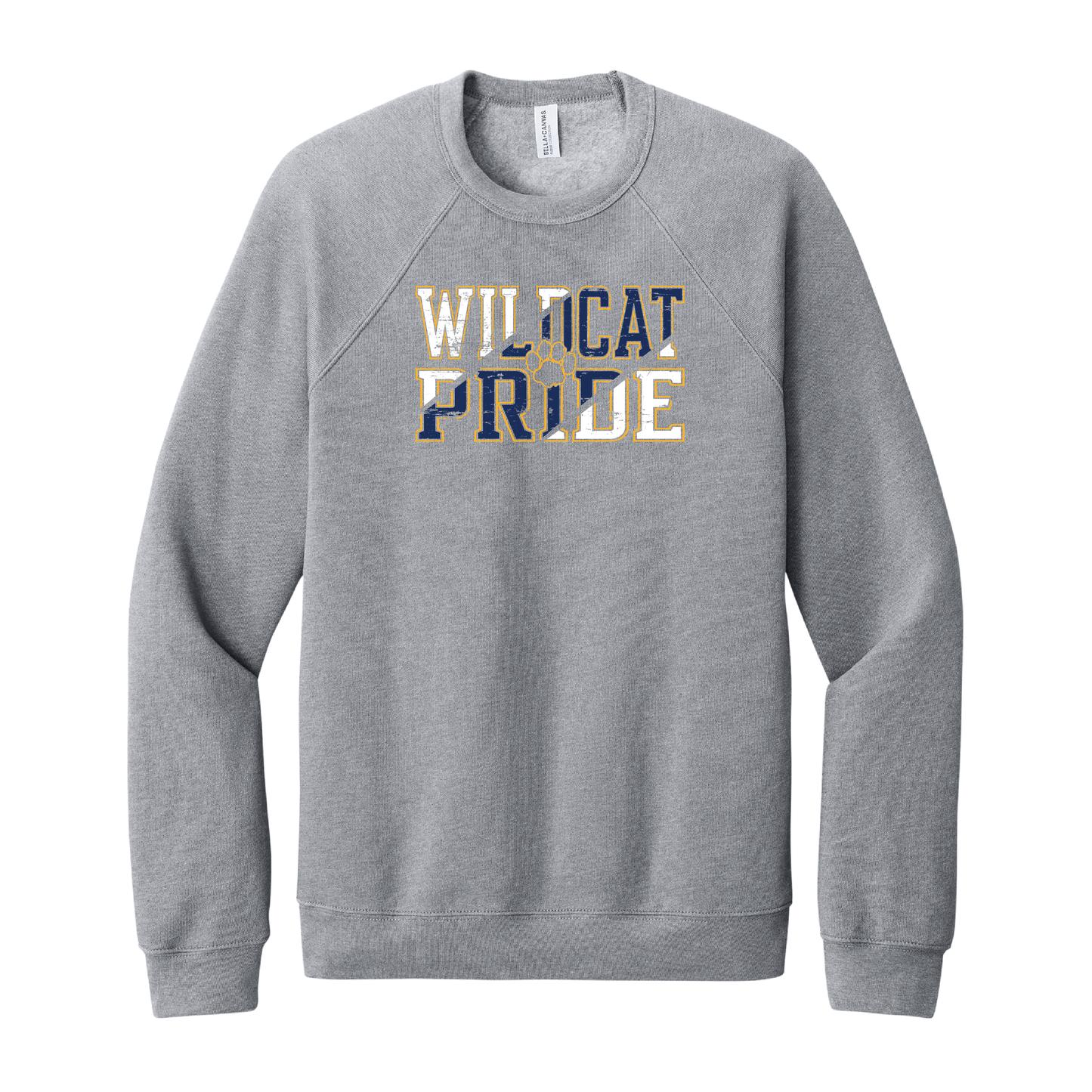 West Genesee Wildcats “Wildcat Pride” Distressed Crewneck Sweatshirt