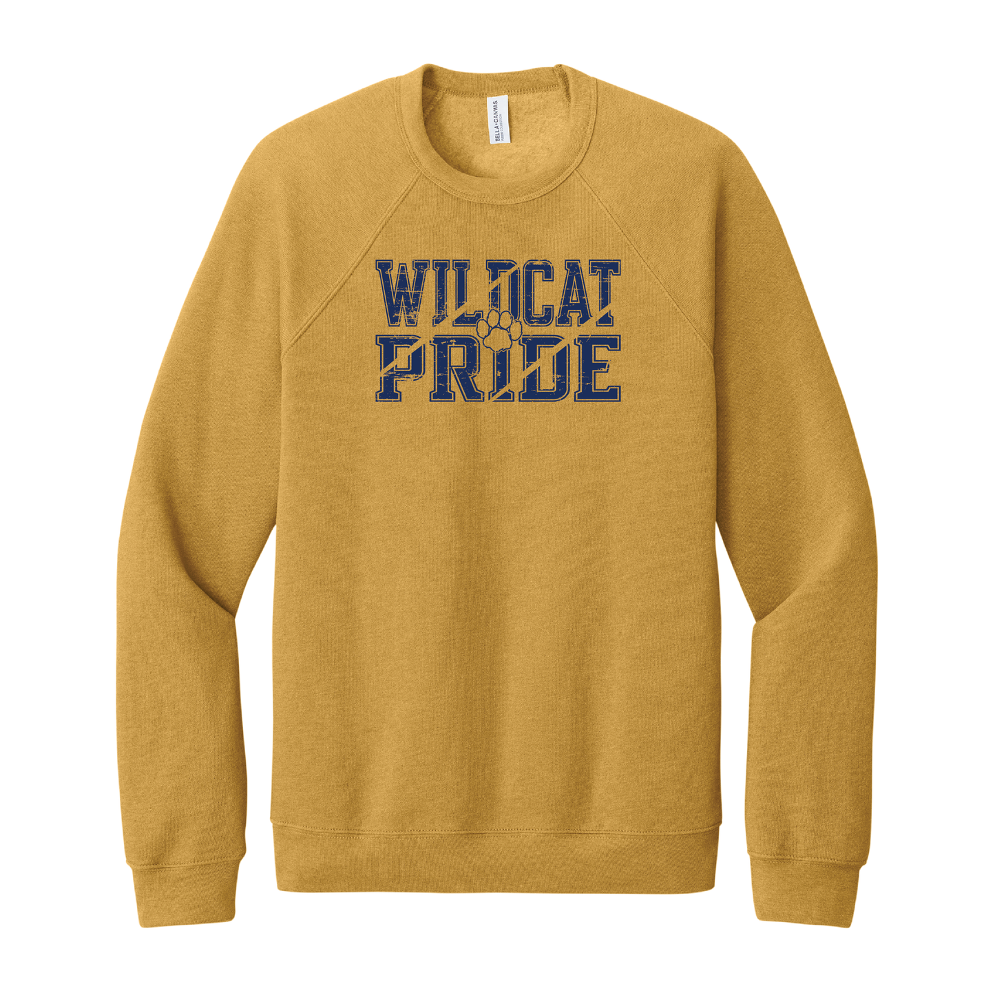West Genesee Wildcats “Wildcat Pride” Distressed Crewneck Sweatshirt