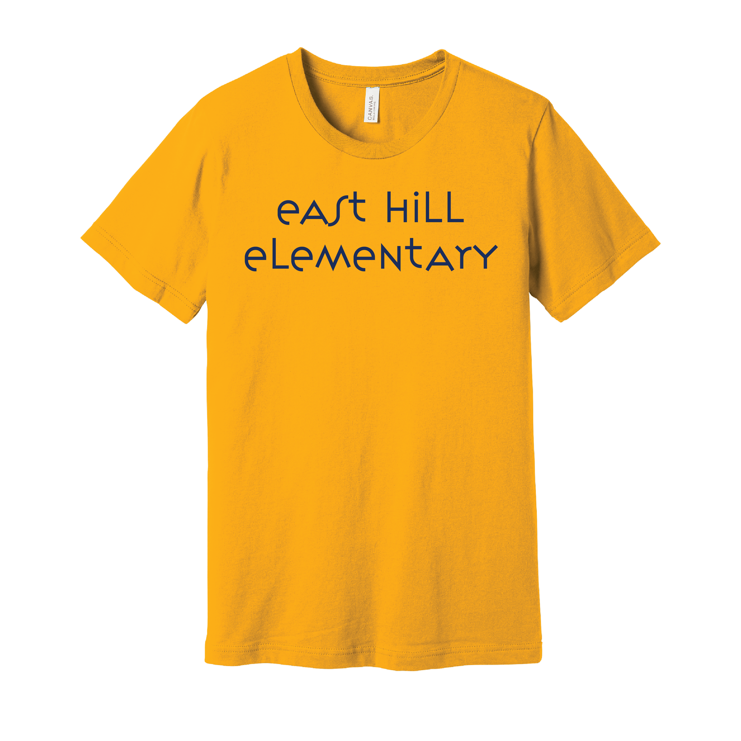 East Hill Elementary Modern Font T-Shirt