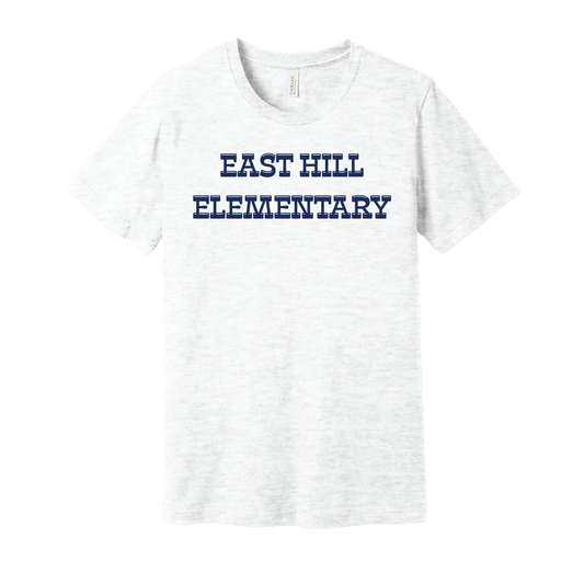 East Hill Elementary Block Letter T-Shirt