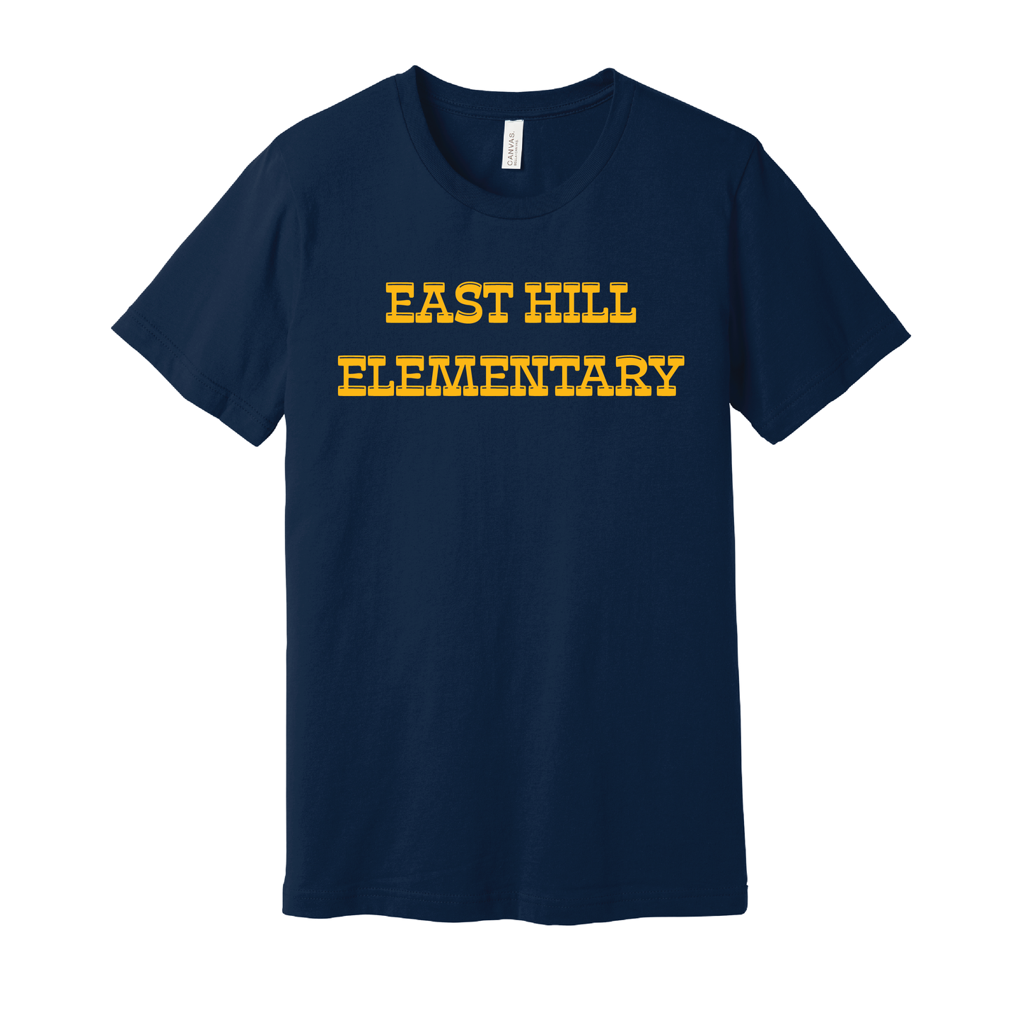 East Hill Elementary Block Letter T-Shirt
