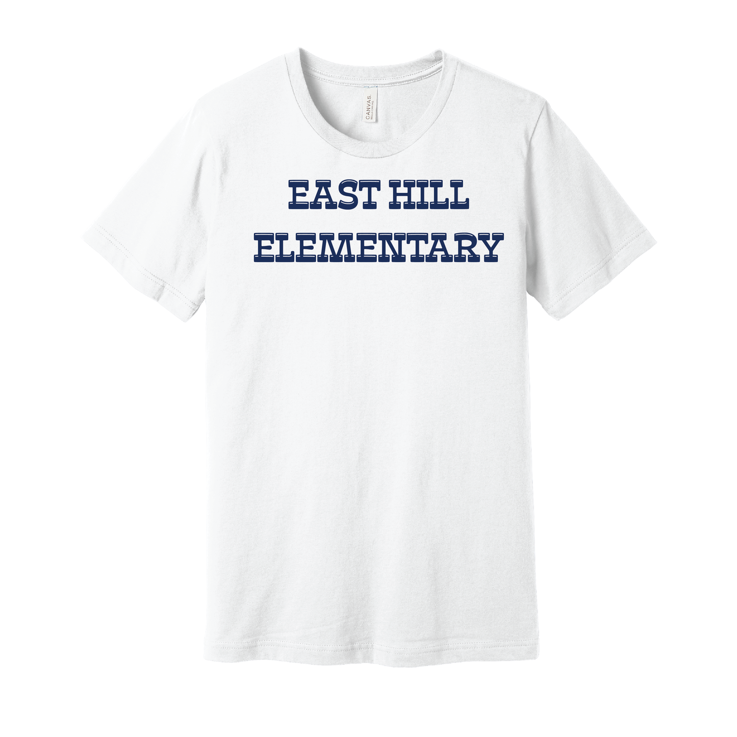 East Hill Elementary Block Letter T-Shirt