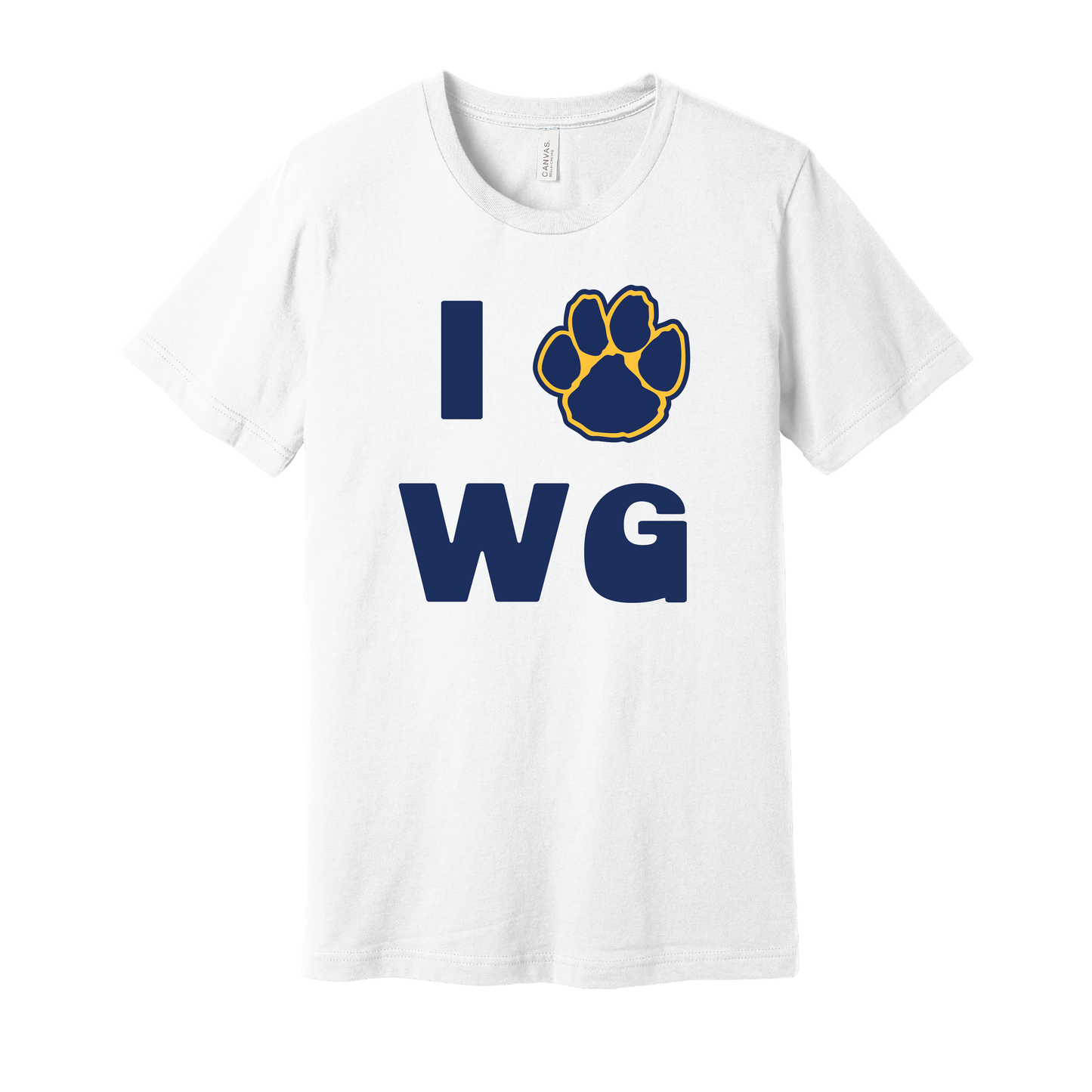 Onondaga Road I Love WG Paw T-Shirt