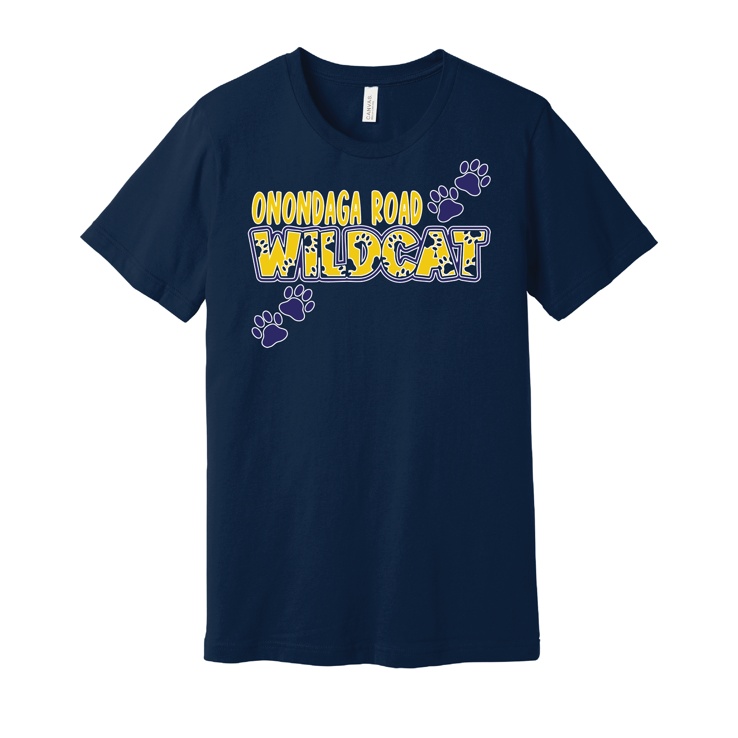 Onondaga Road Wildcats Paws T-Shirt