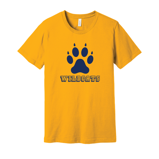 West Genesee Wildcats Paw Print T-Shirt