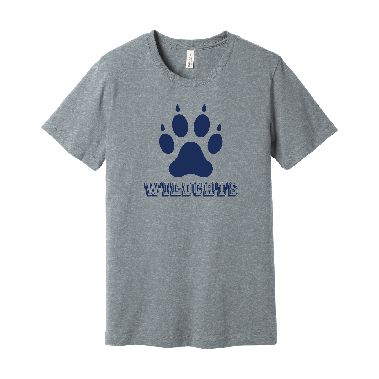 West Genesee Wildcats Paw Print T-Shirt