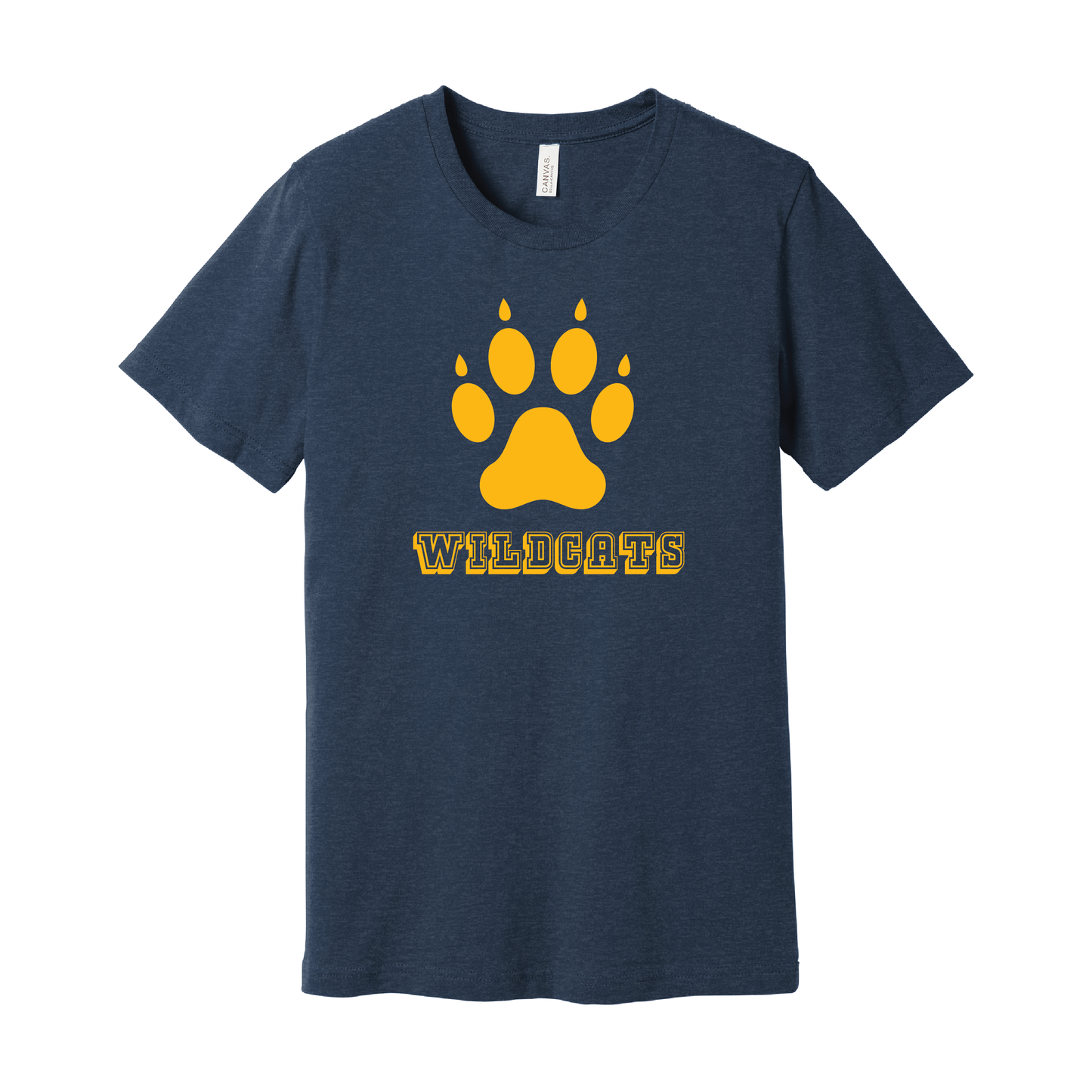 West Genesee Wildcats Paw Print T-Shirt