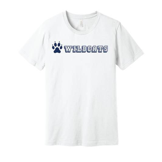 West Genesee Wildcats Collegiate Paw T-Shirt