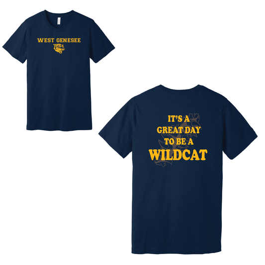West Genesee Wildcats Claw Tear "Great Day" T-Shirt