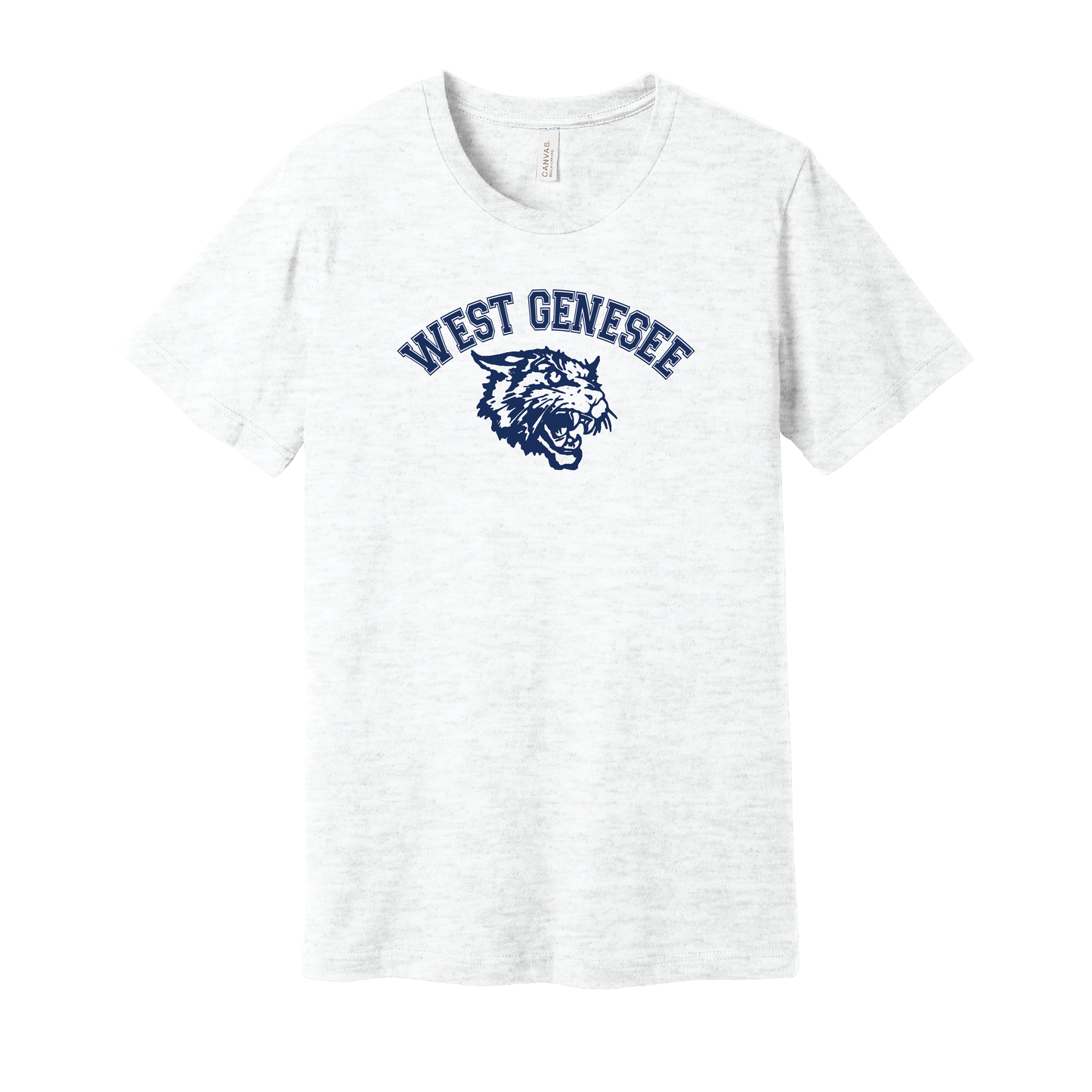 West Genesee Wildcats Arch Logo Mascot T-Shirt