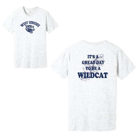 West Genesee Wildcats Arch Logo "Great Day Claw Tear" T-Shirt