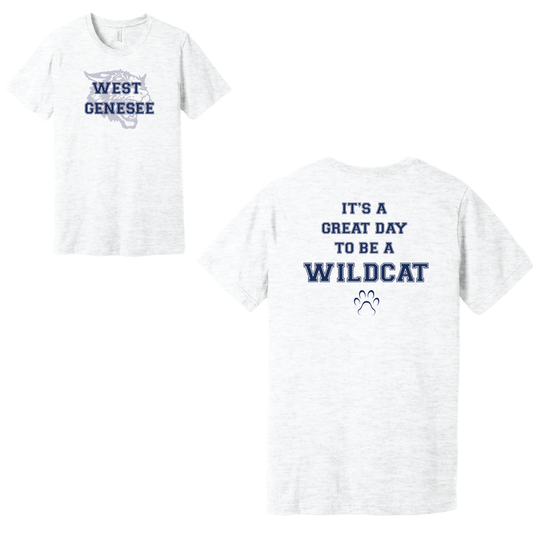 West Genesee Wildcats Shadow Mascot "Great Day Paw" T-Shirt