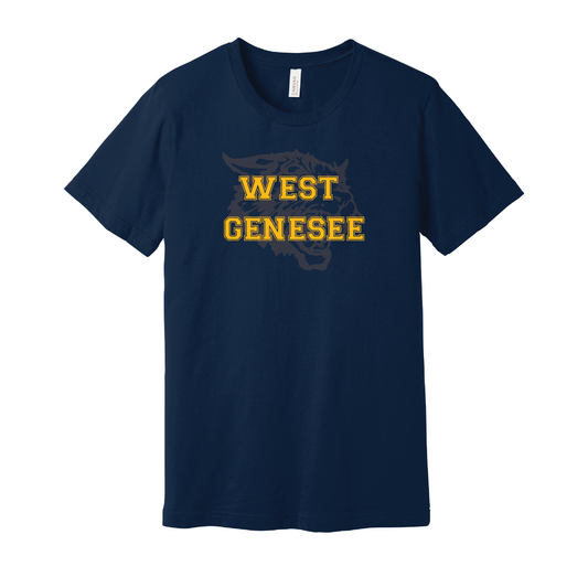 West Genesee Wildcats Shadow Mascot T-Shirt