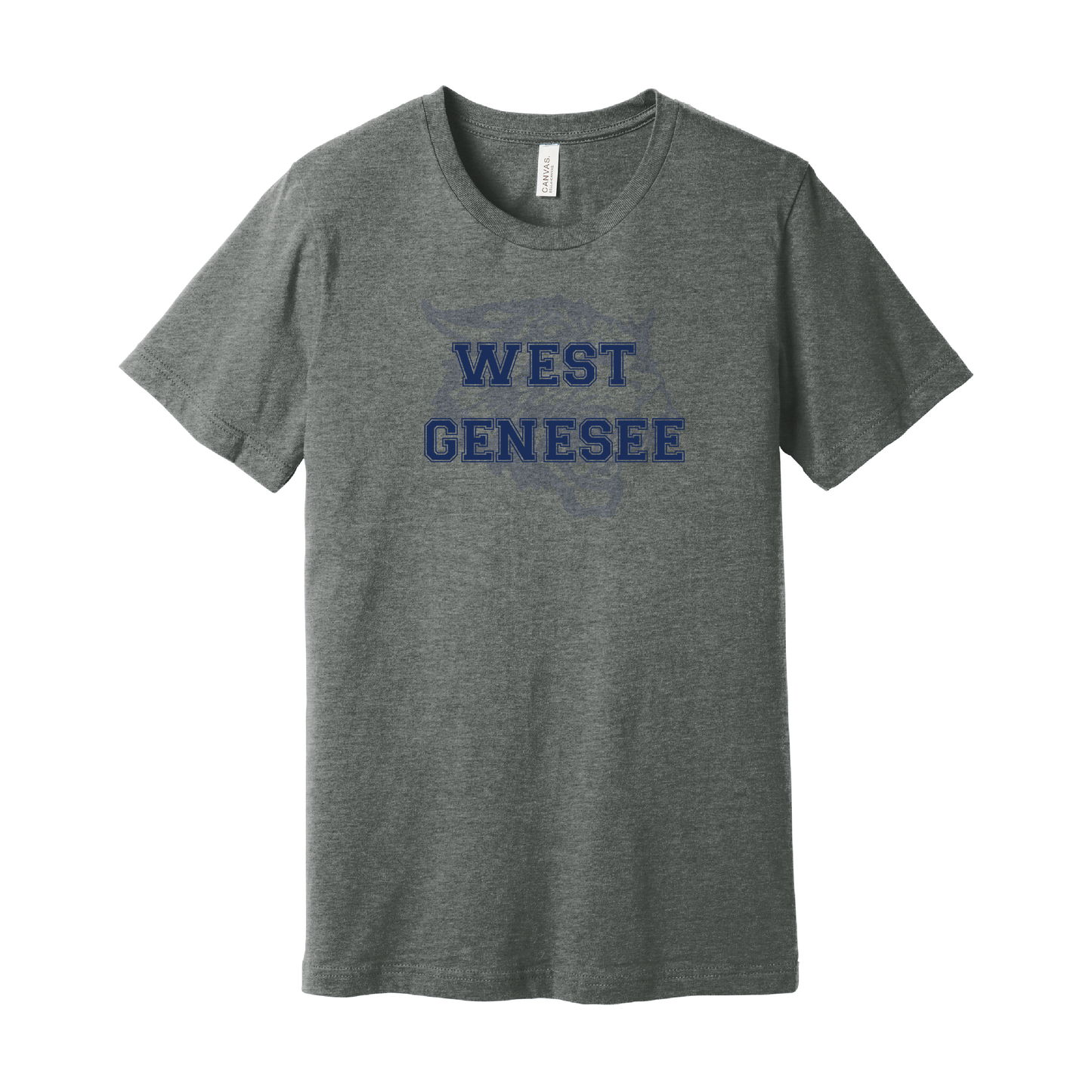 West Genesee Wildcats Shadow Mascot T-Shirt