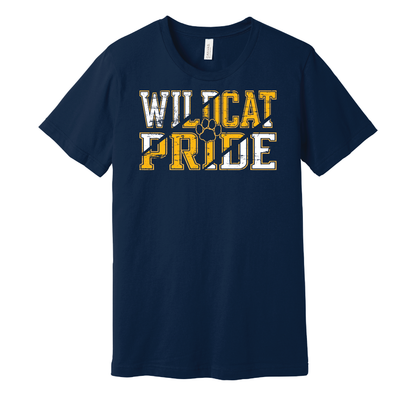 West Genesee Wildcats “Wildcat Pride” Distressed T-Shirt