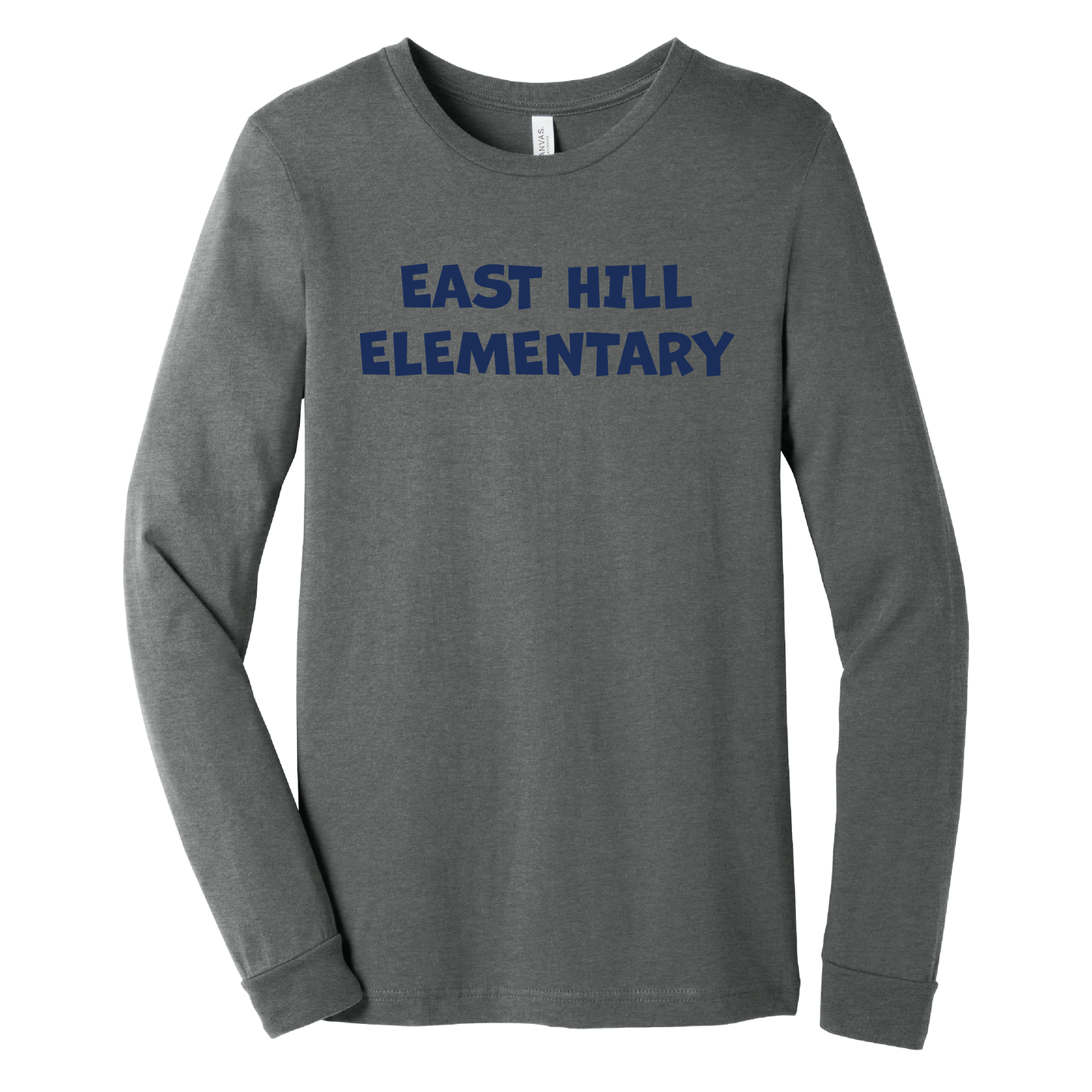 East Hill Elementary Playful Block Long Sleeve T-Shirt