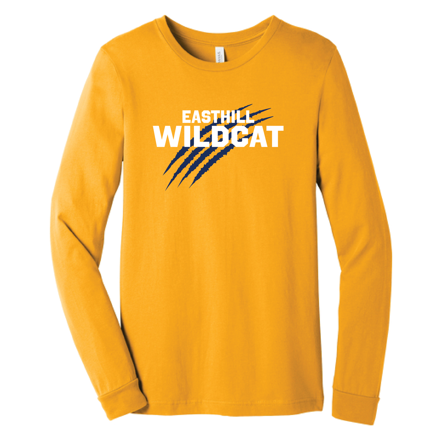 East Hill Wildcats Claw Mark Spirit Long Sleeve Tee