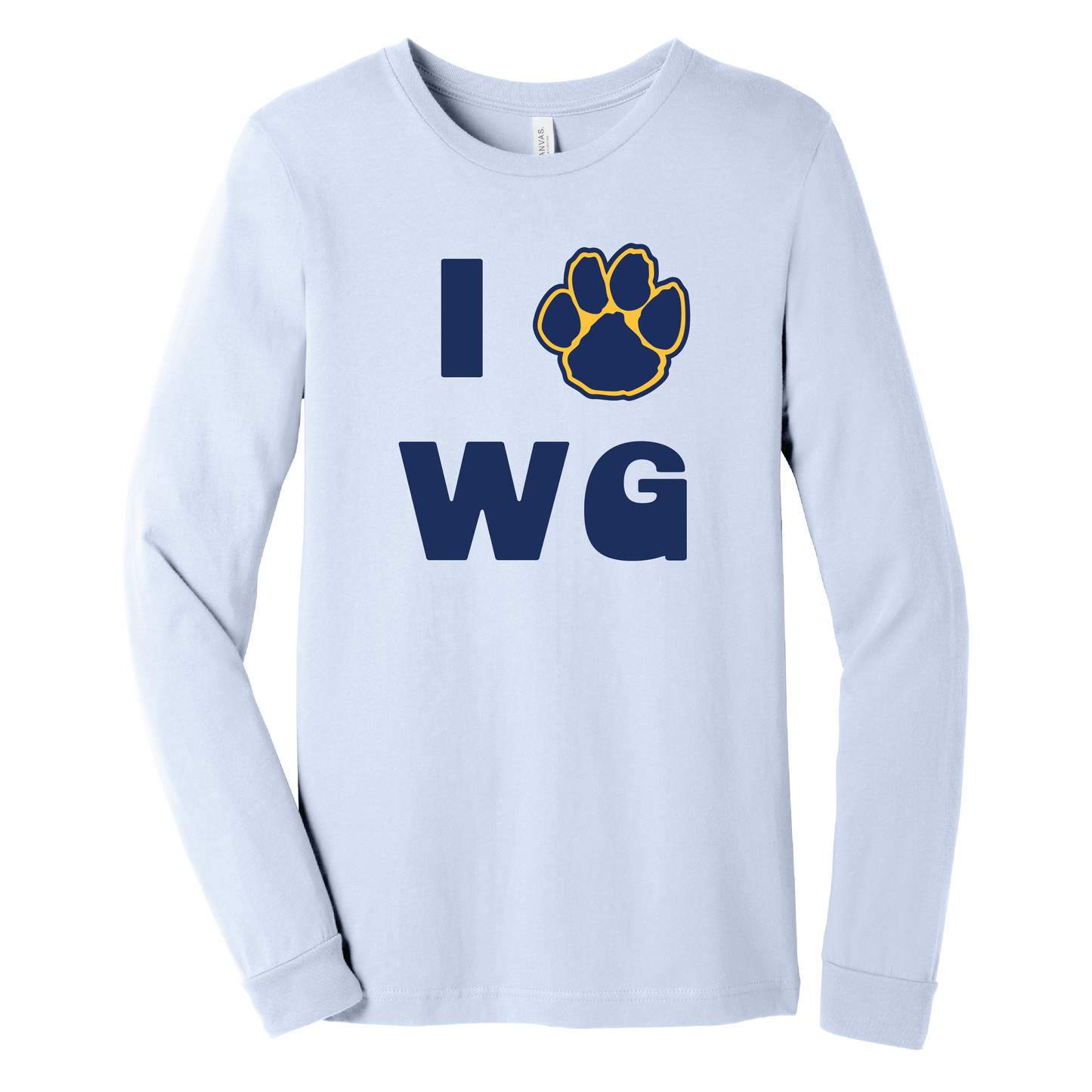 Onondaga Road I Love WG Paw Long Sleeve T-Shirt
