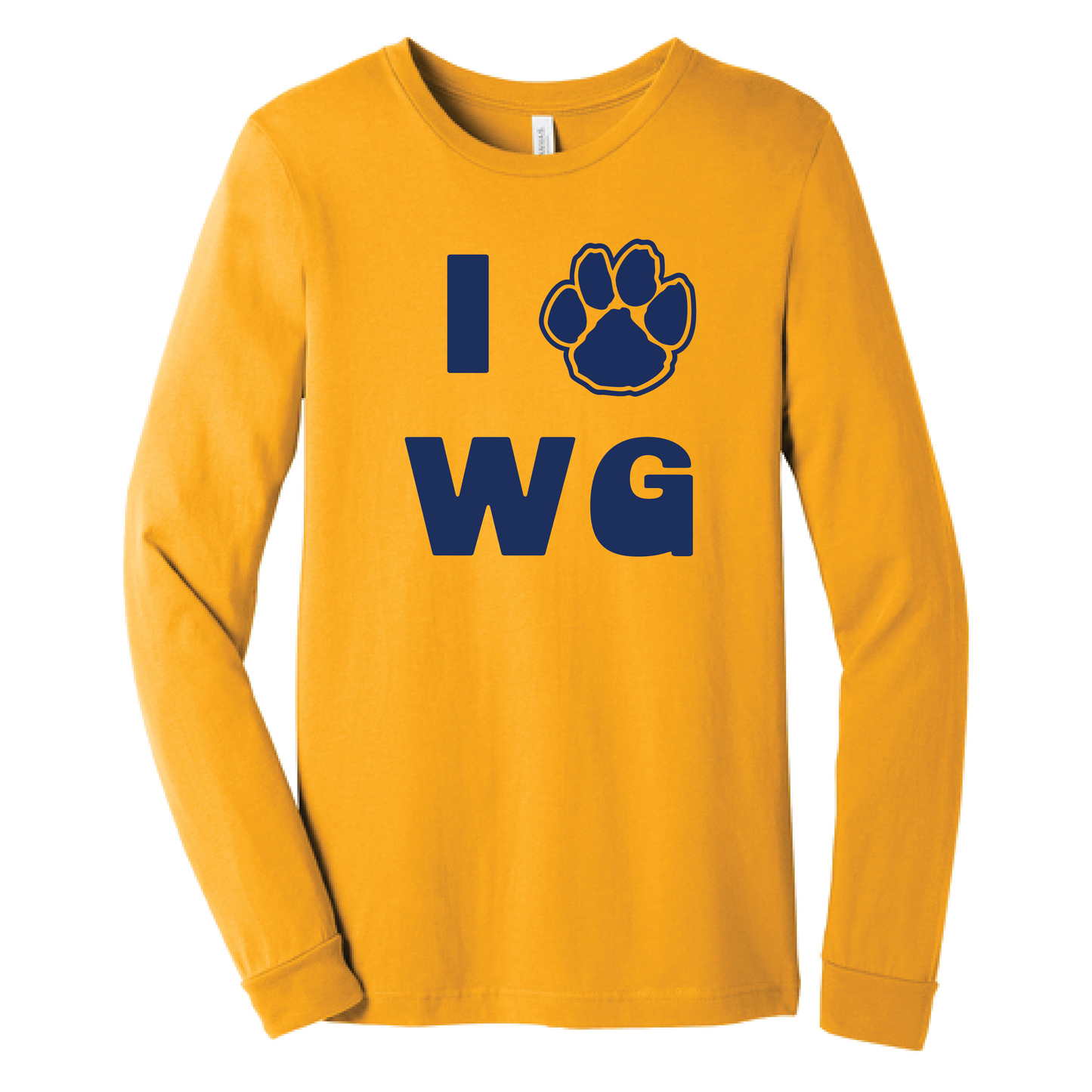 Onondaga Road I Love WG Paw Long Sleeve T-Shirt