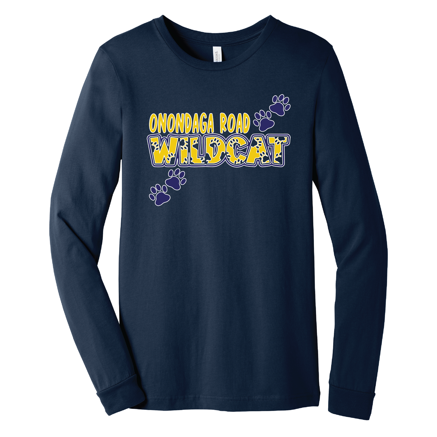 Onondaga Road Paws Long Sleeve T-Shirt