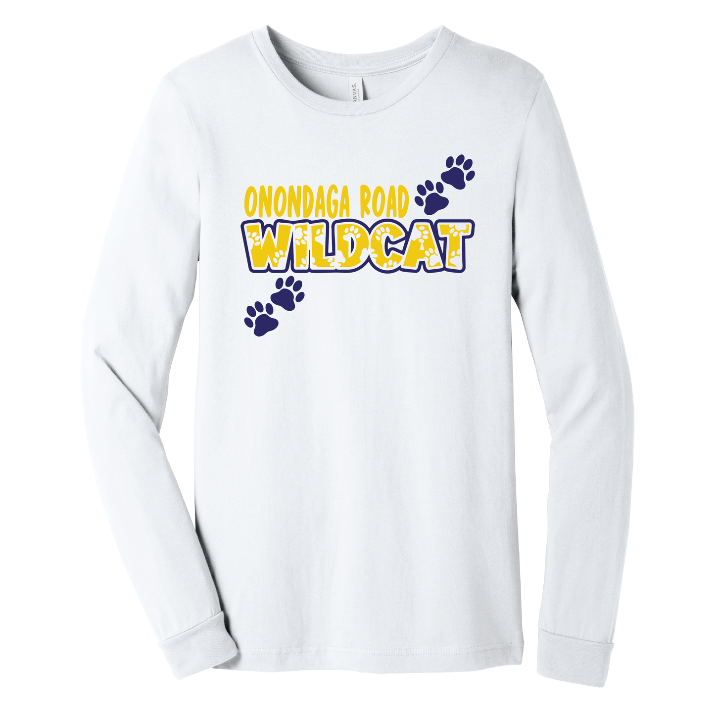 Onondaga Road Paws Long Sleeve T-Shirt